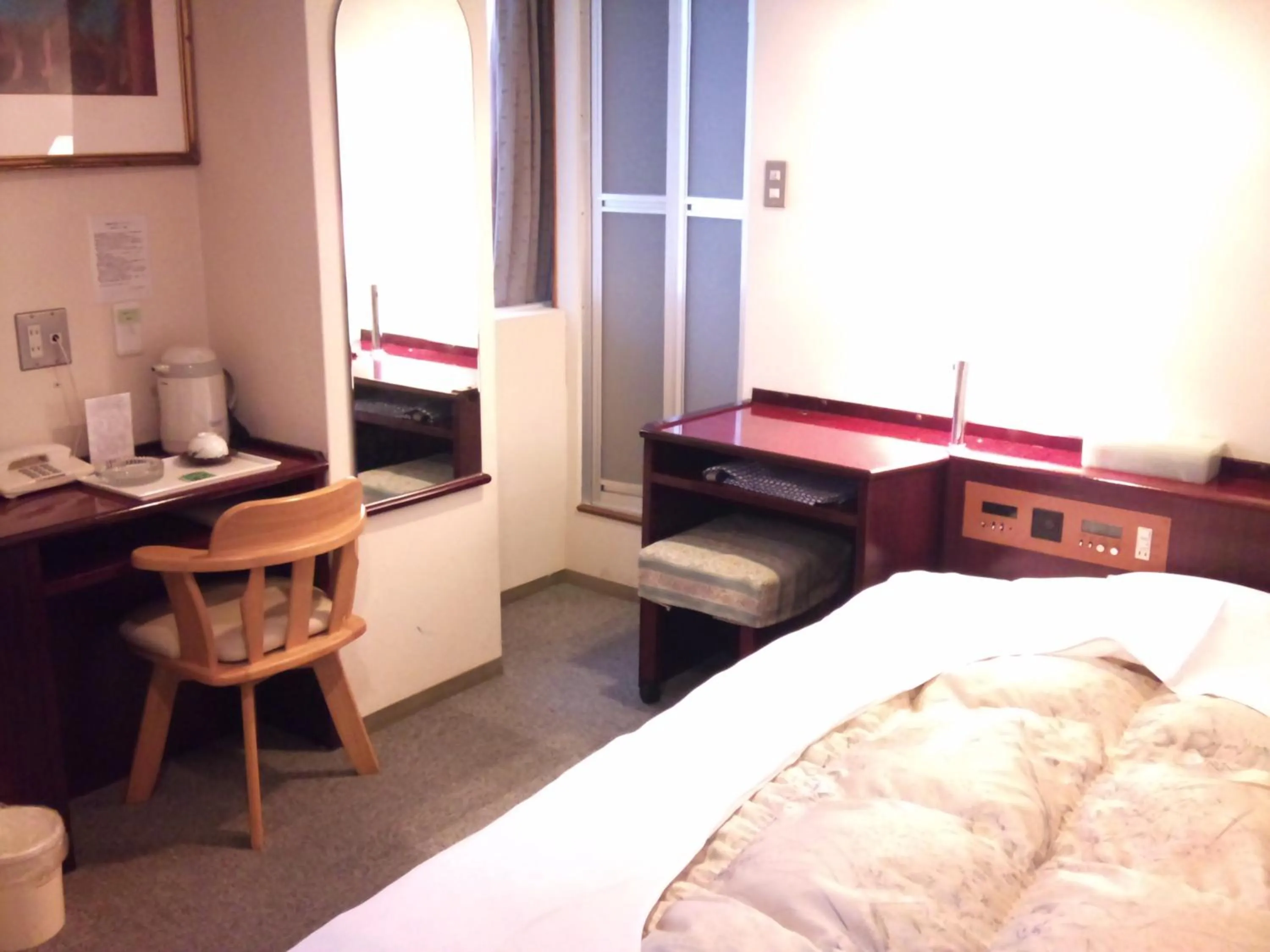 Bed in Green Hill Hotel Tennoji Ekimae