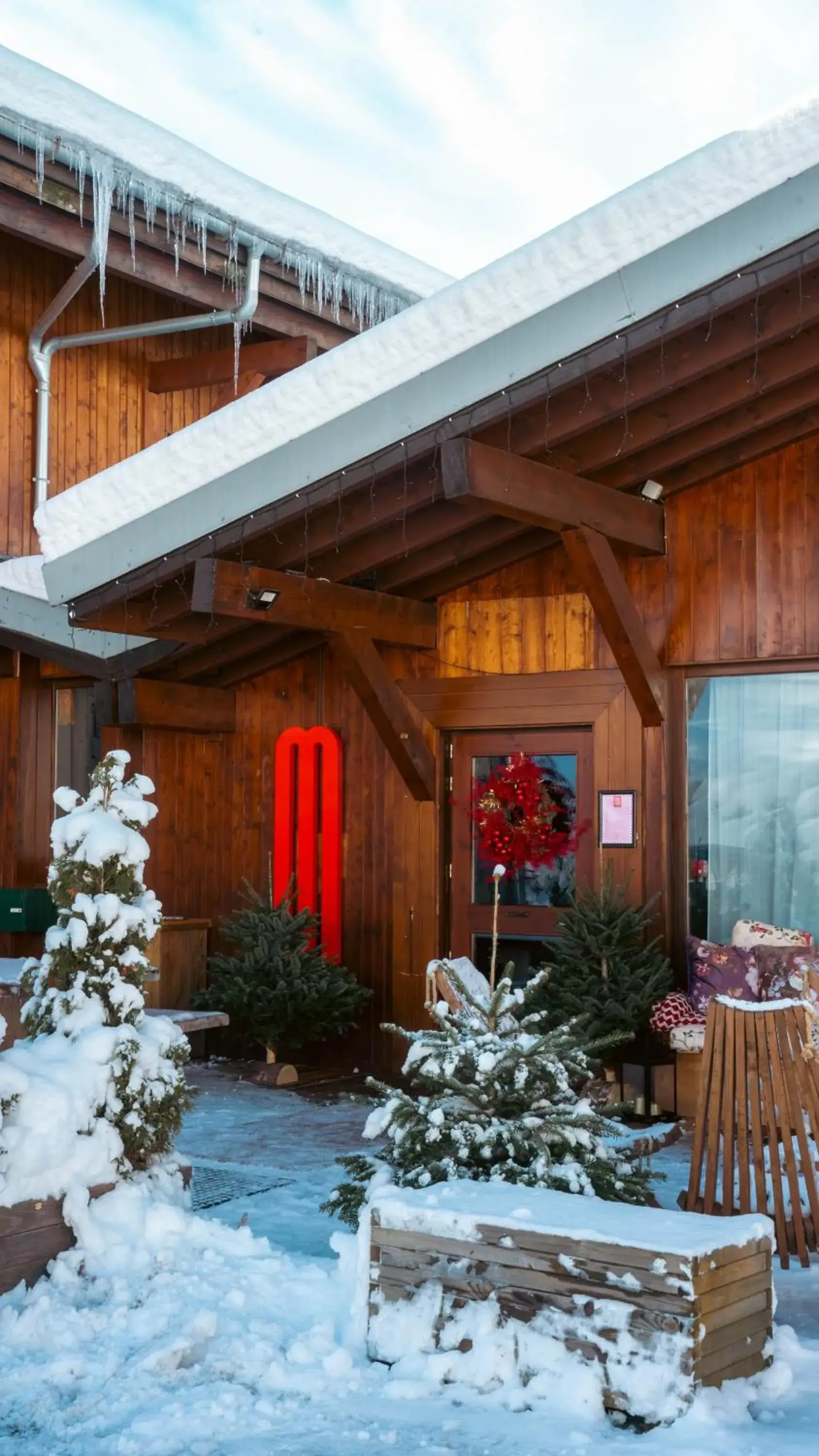 Facade/entrance in Mamie Megève Facade/entrance in Mamie Megève