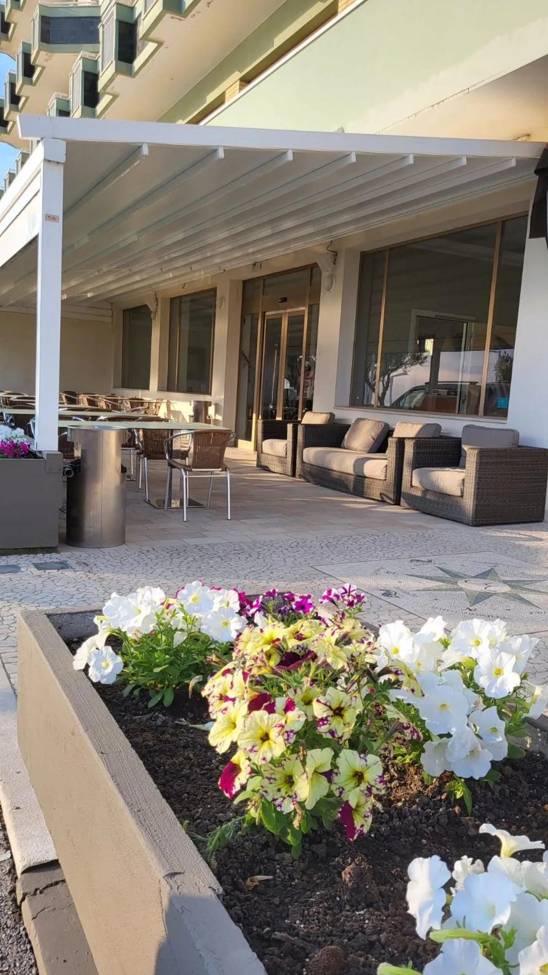 Patio in Hotel Metropol