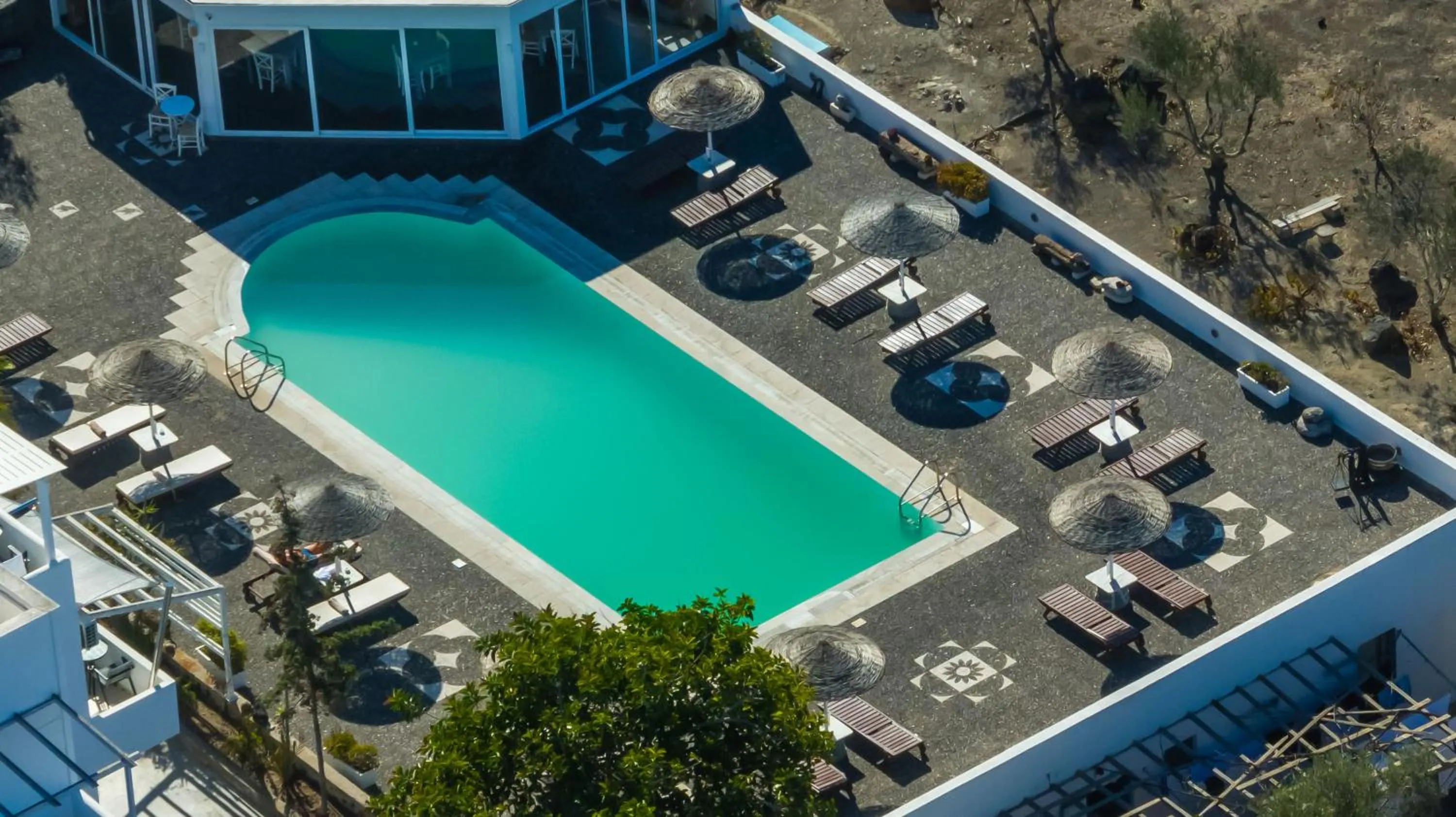 Swimming pool in Caldera Romantica Hotel
