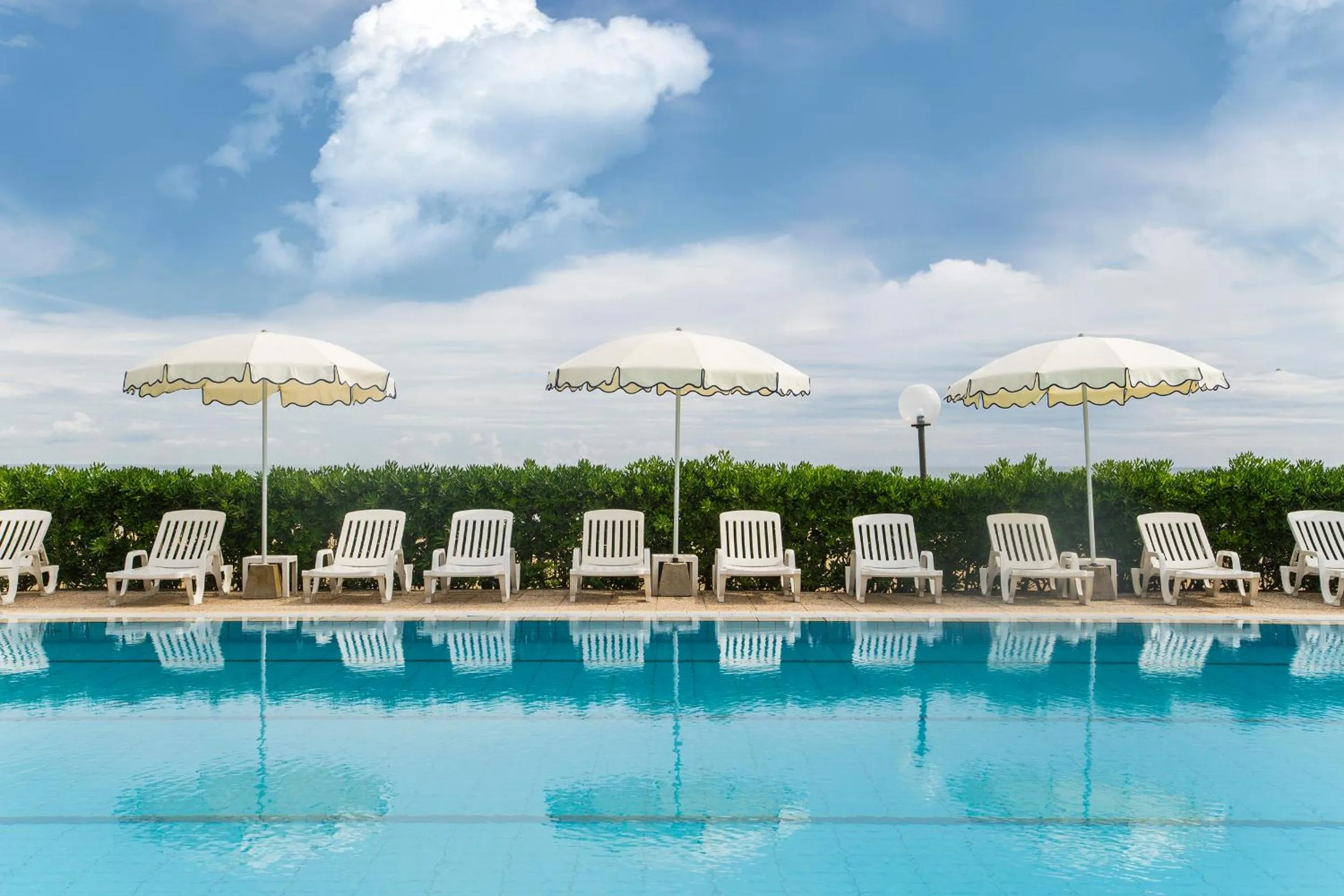 Pool view in Hotel Mara