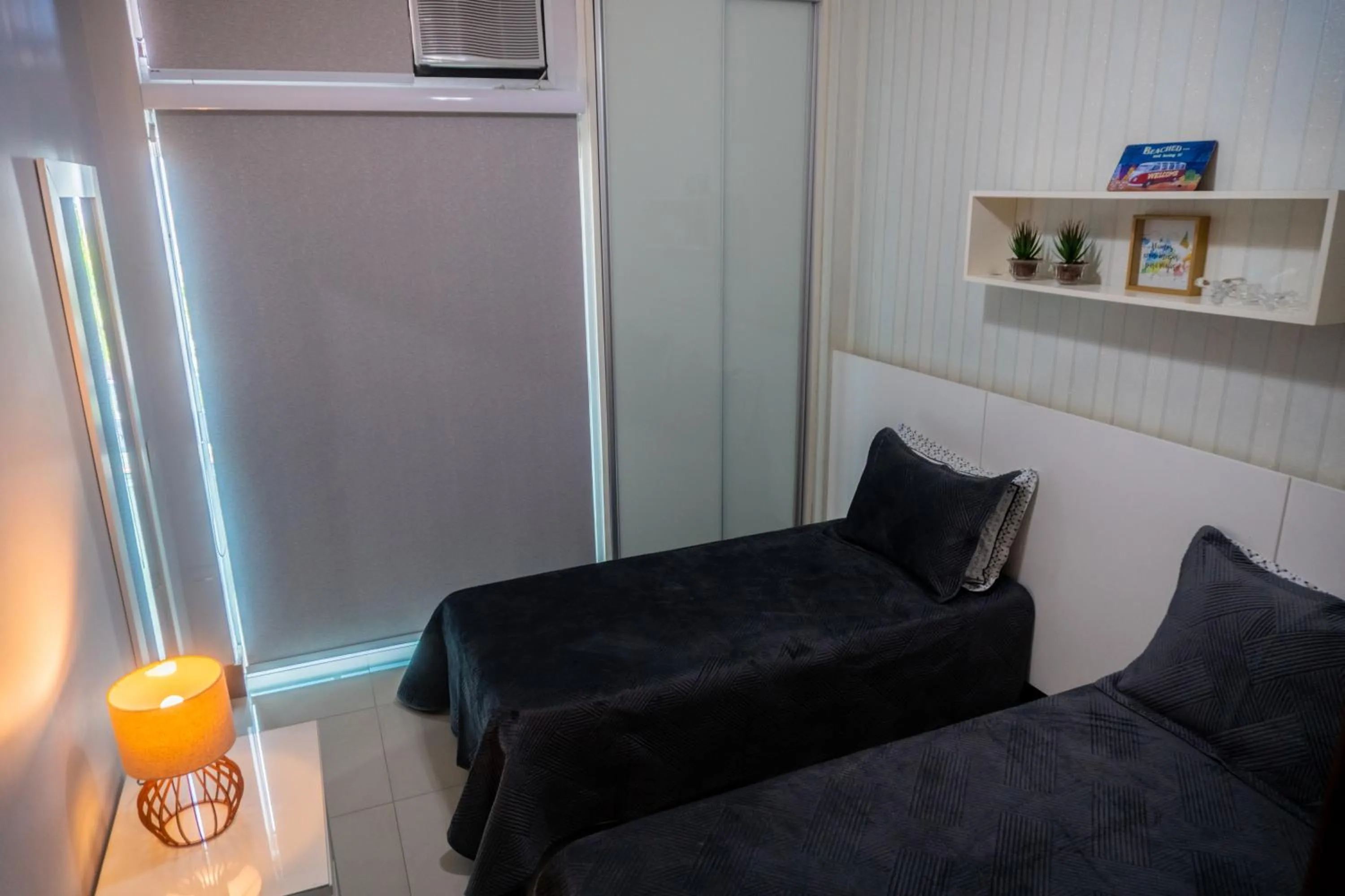 Bedroom in Maravilhoso Apto na Praia do Forte Wi-Fi 600 MB