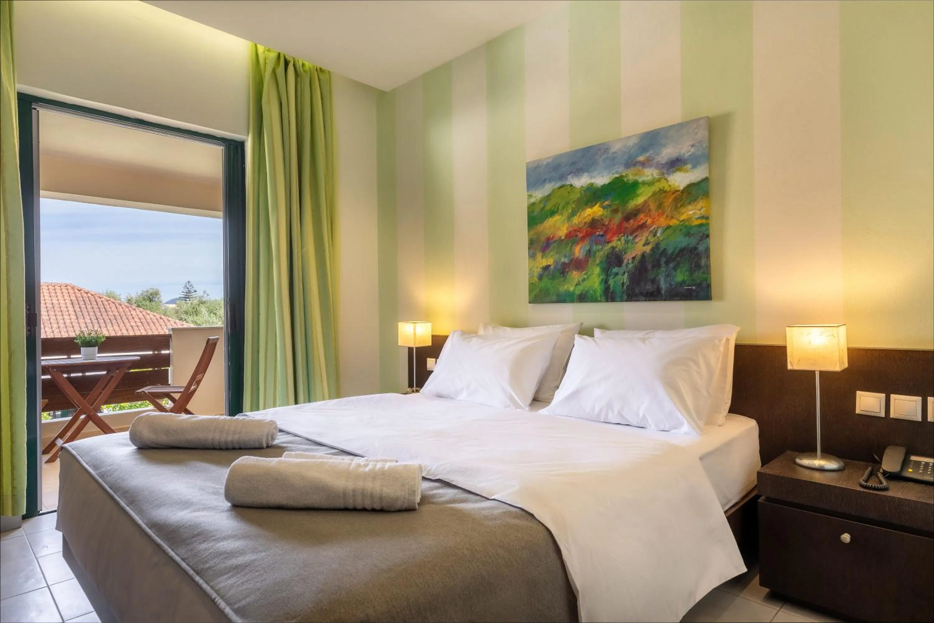 Bed in Agrilia Hotel Adults Only