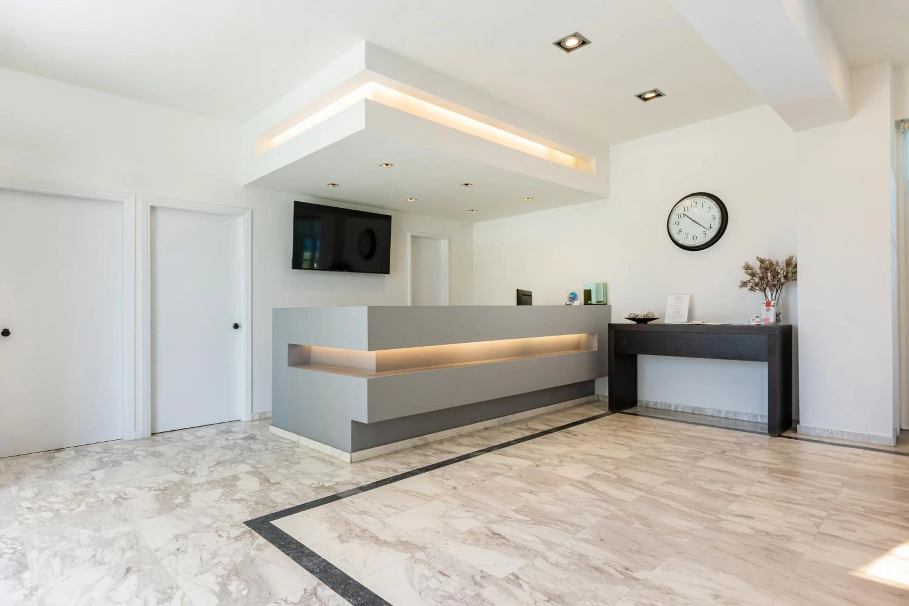 Lobby or reception, Bed in Agrilia Hotel Adults Only