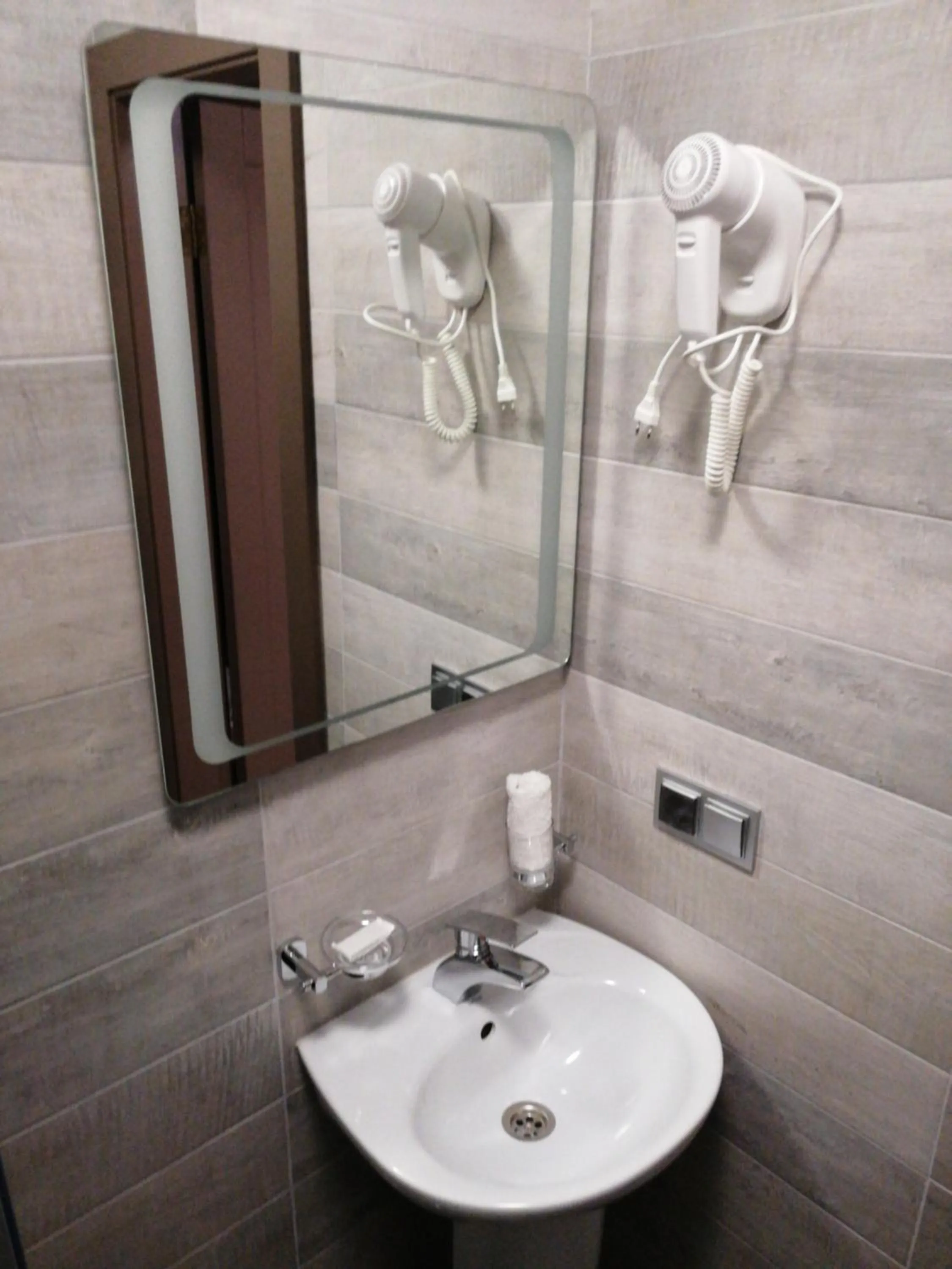 Bathroom in Centralnyi hotel