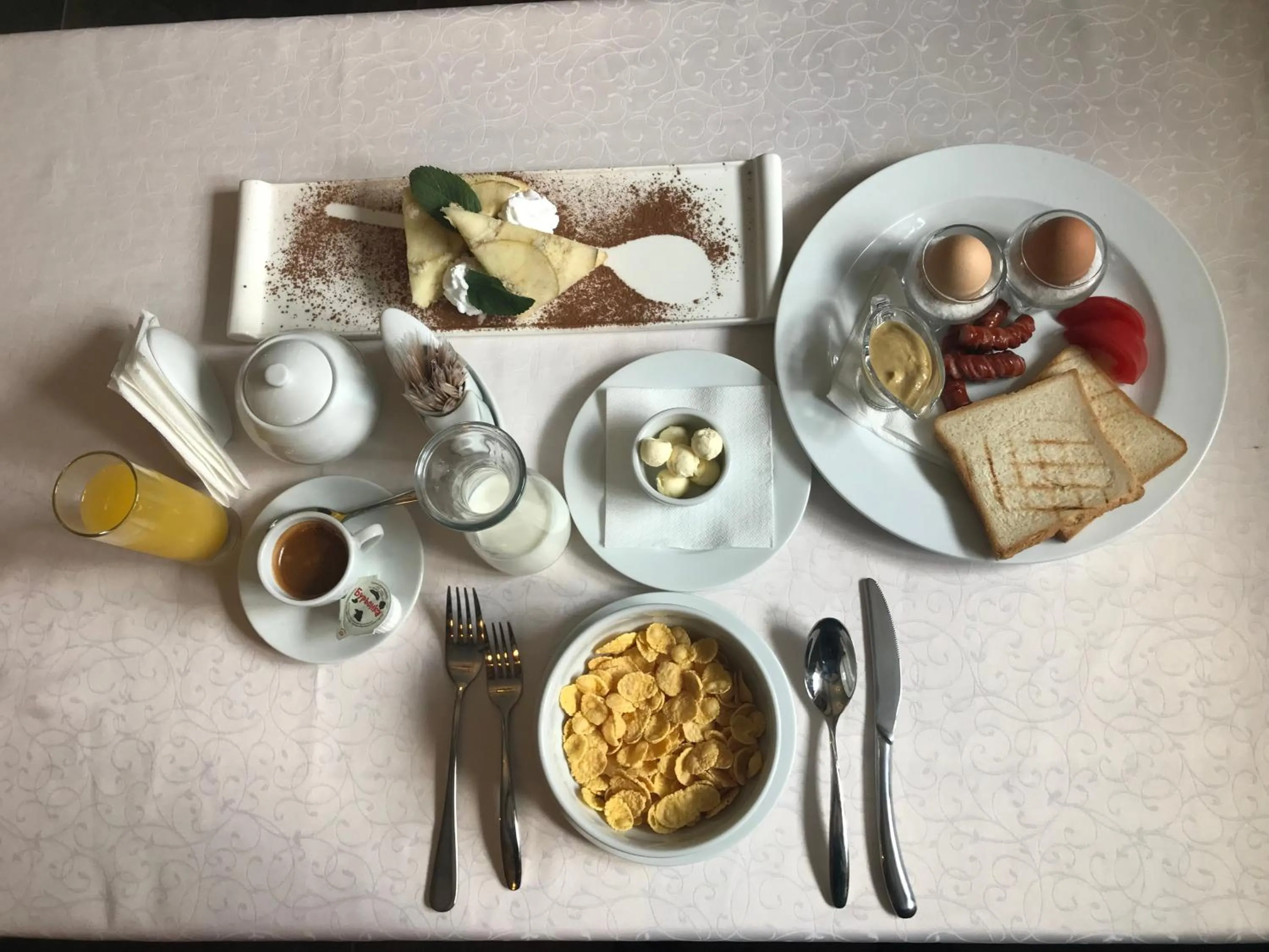 Breakfast in Centralnyi hotel