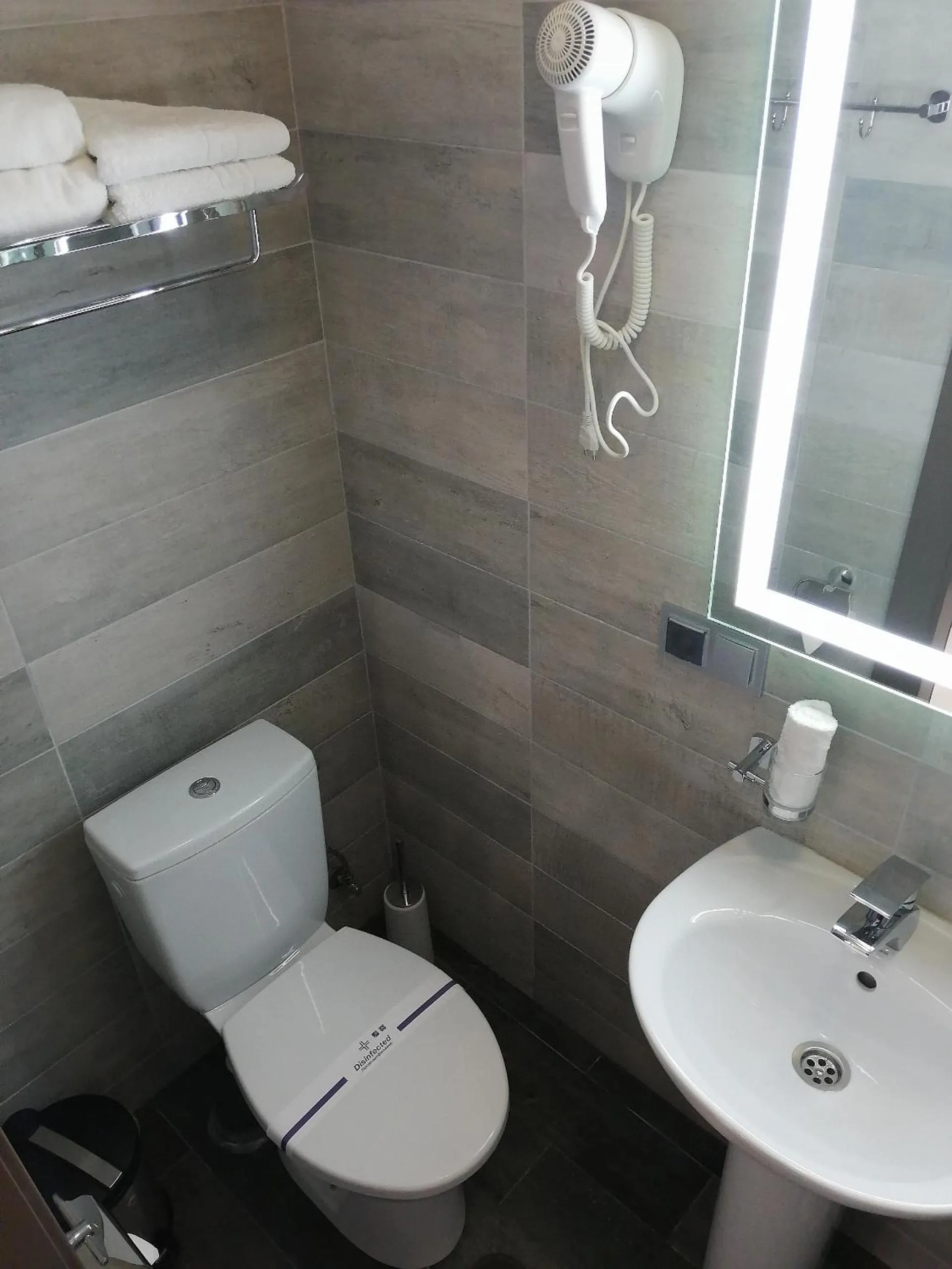 Toilet in Centralnyi hotel