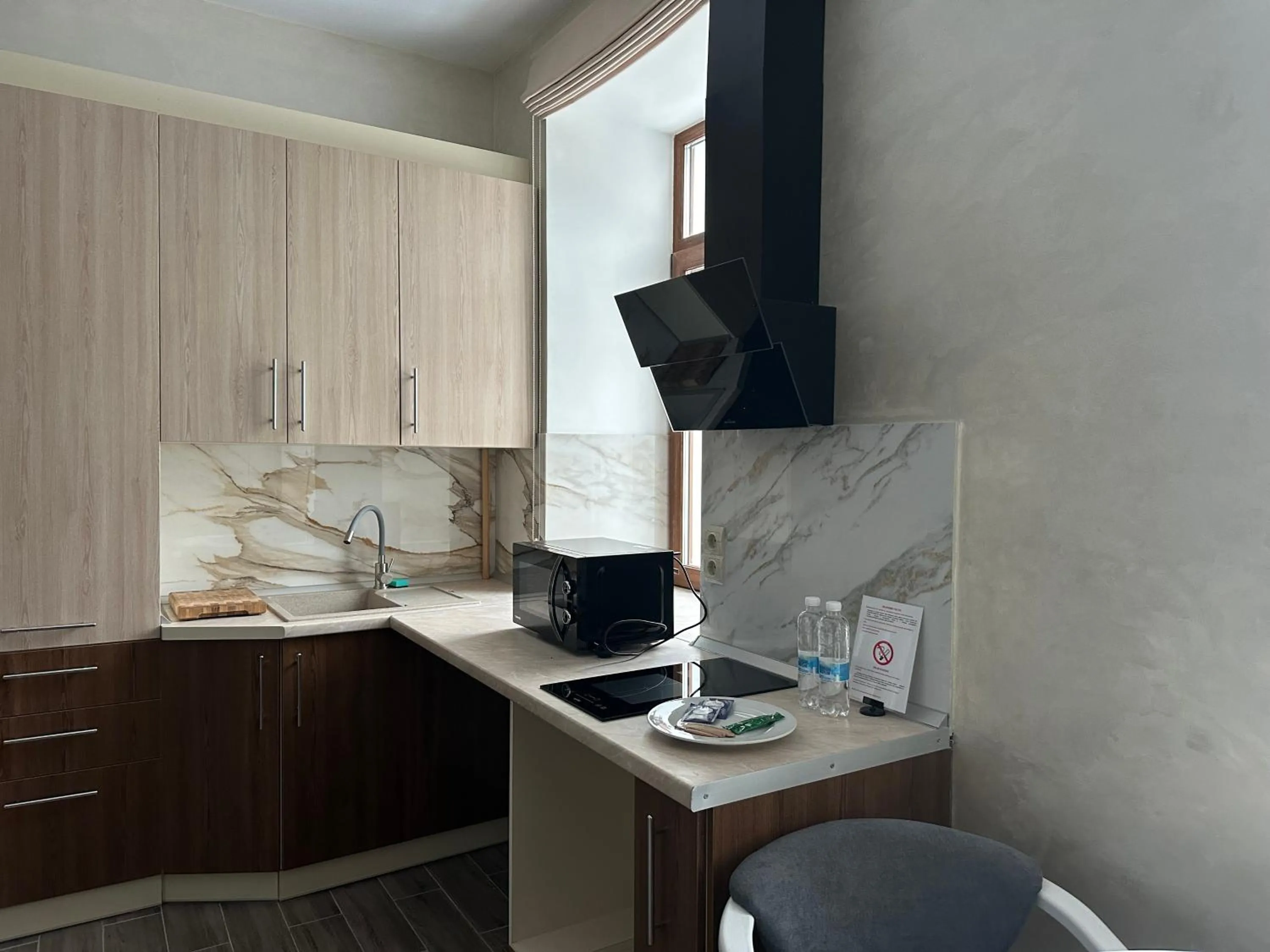 Kitchen or kitchenette in Centralnyi hotel