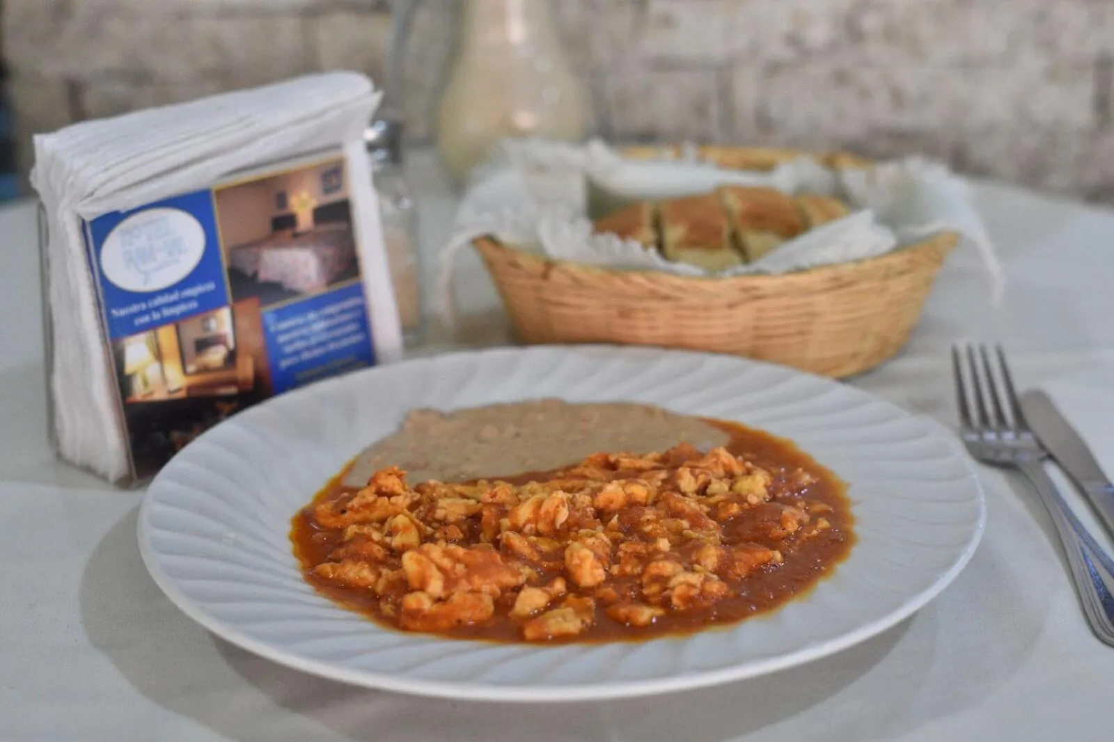 Food close-up in Hotel Ram Val