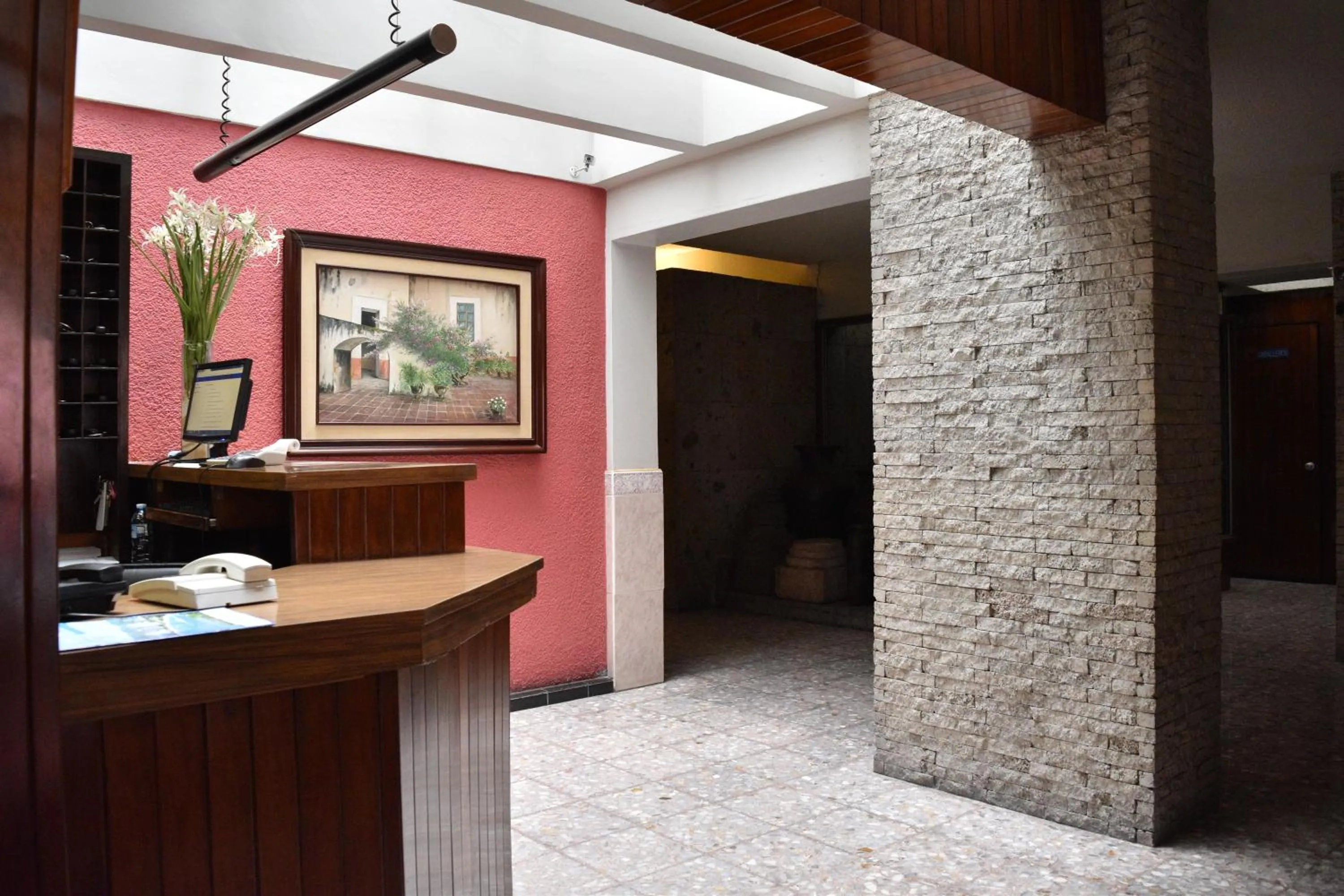 Lobby or reception in Hotel Ram Val