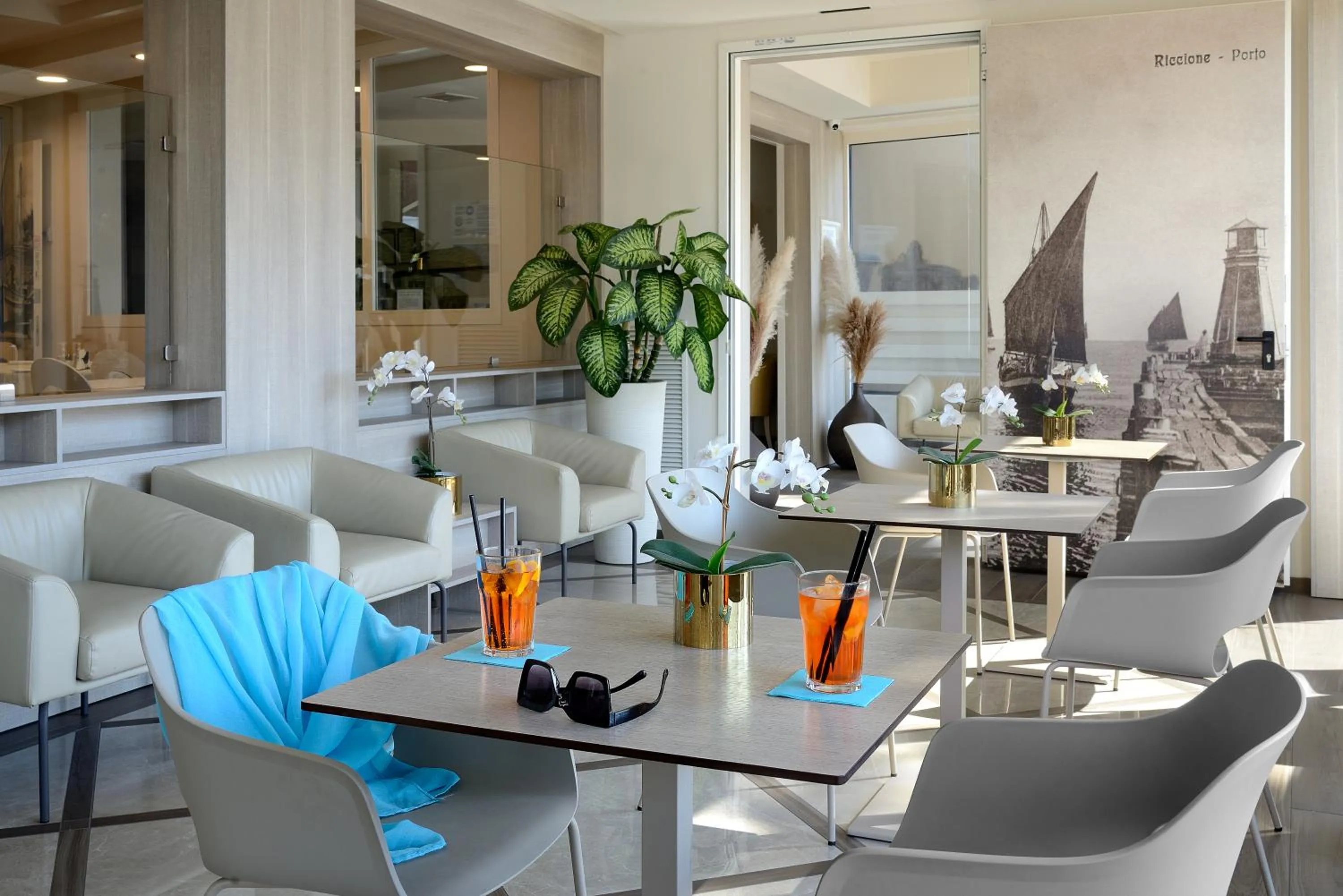 Living room in Hotel Marilena