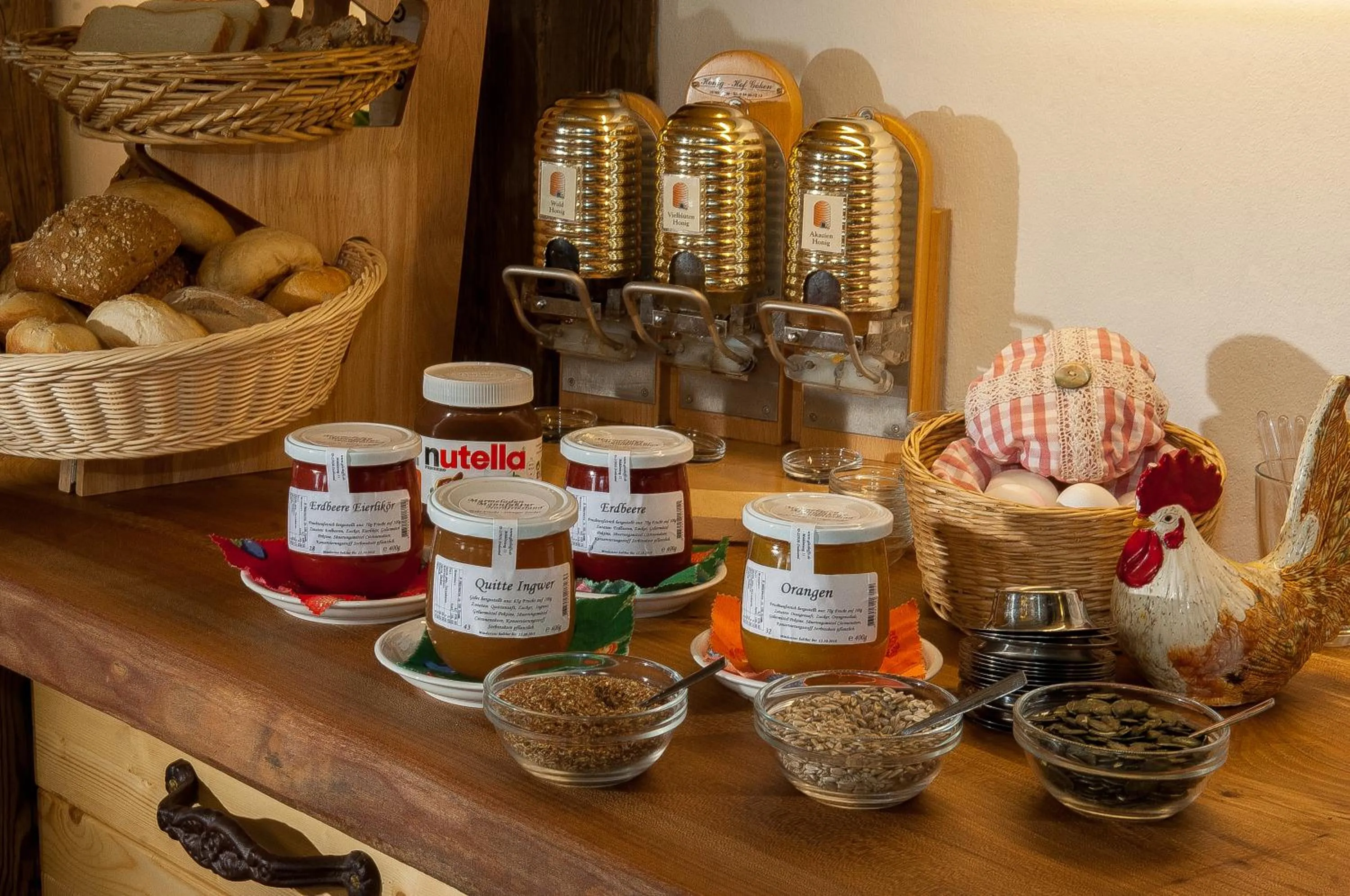 Food and drinks in Hotel garni Godenhof