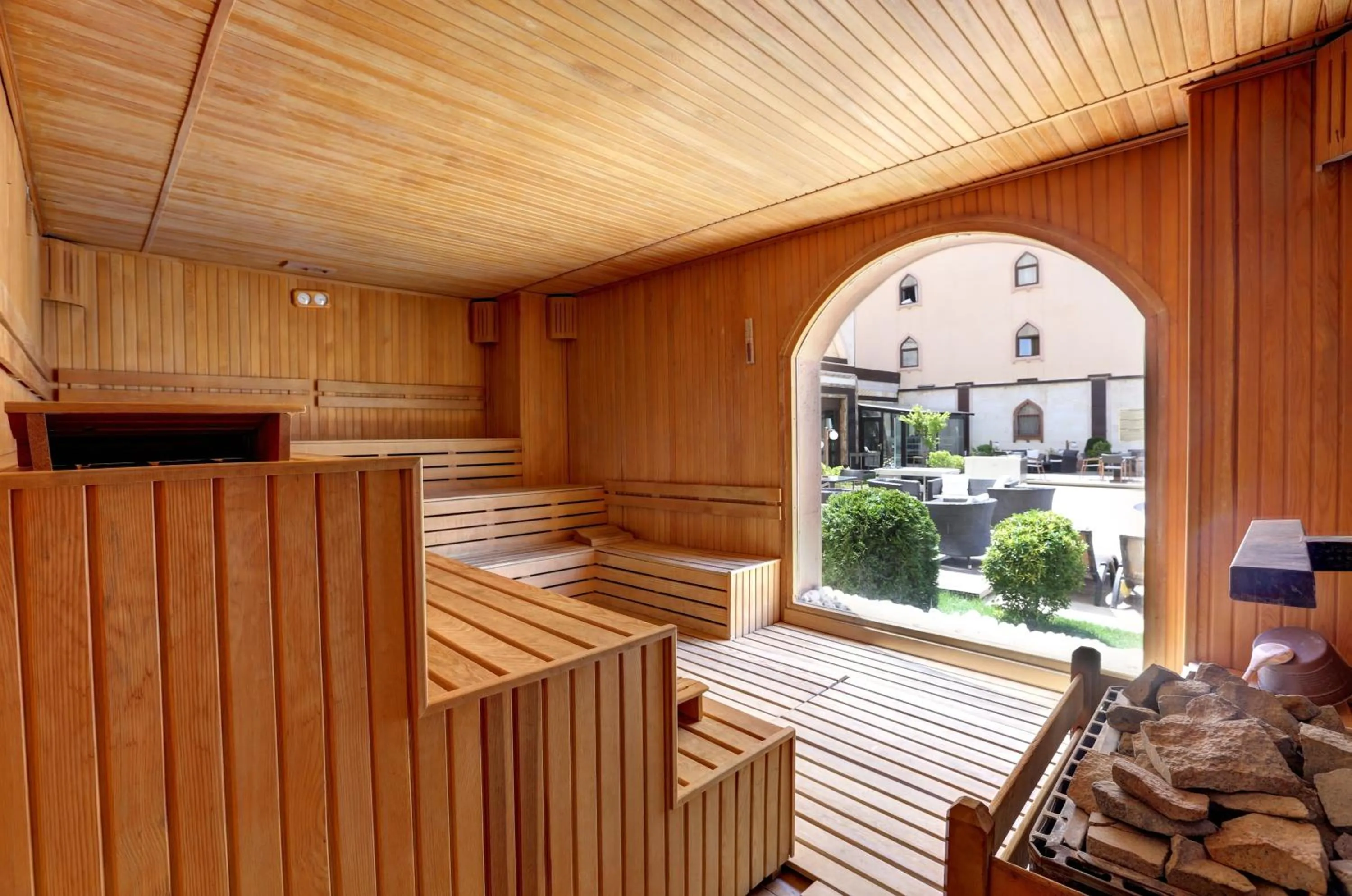 Sauna in Suhan Cappadocia Hotel & Spa