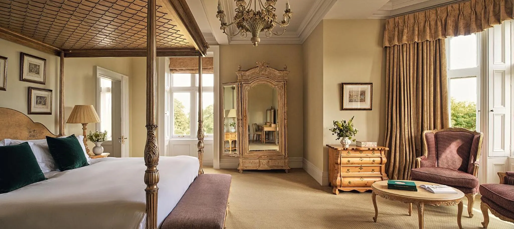 Bedroom in Fawsley Hall Hotel