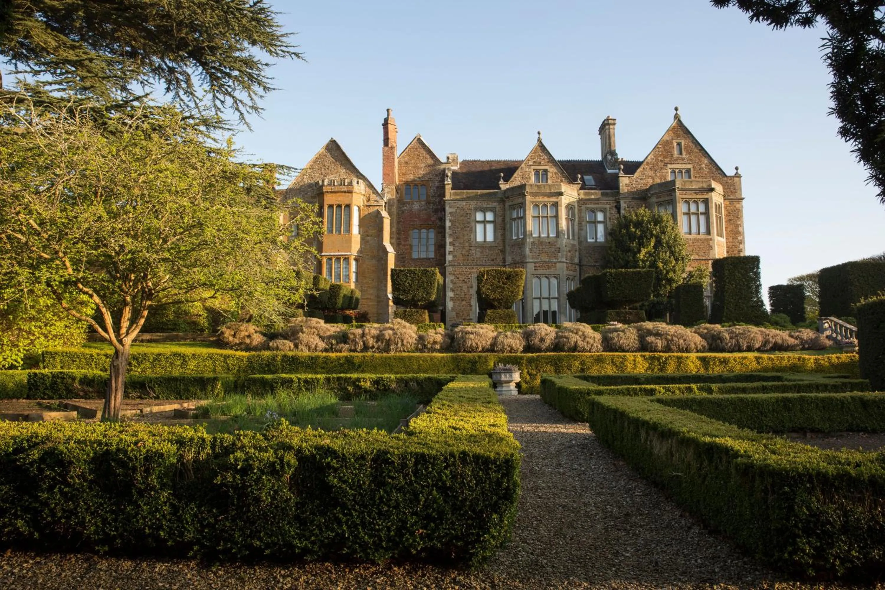 Property building in Fawsley Hall Hotel