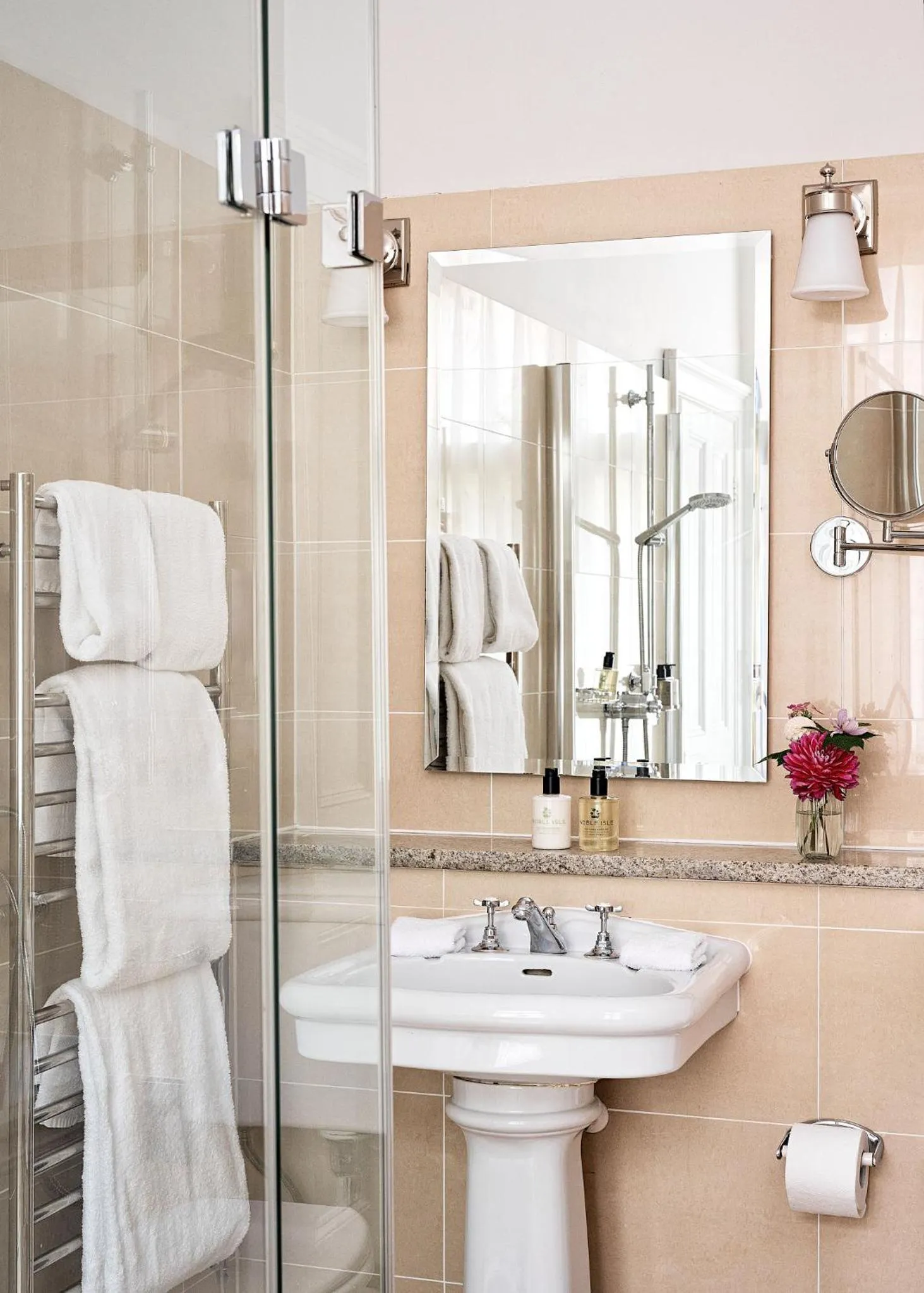 Bathroom in Fawsley Hall Hotel