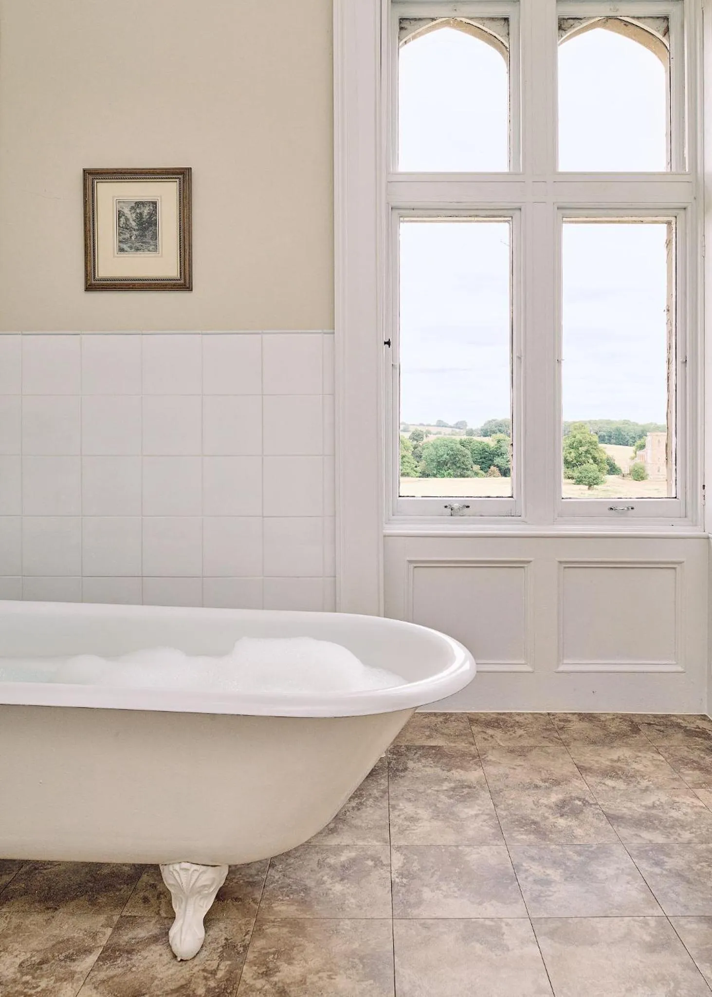 Bathroom in Fawsley Hall Hotel