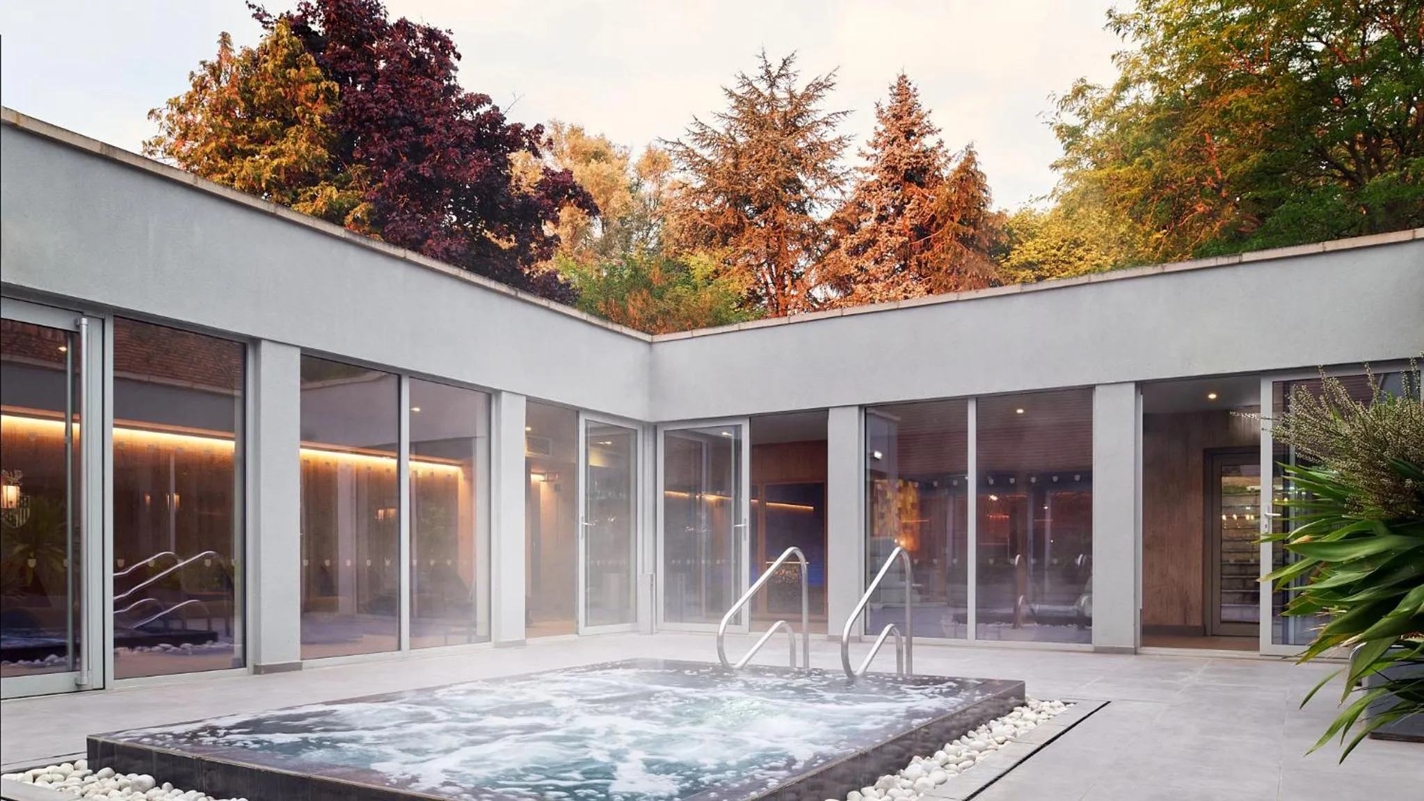 Hot Tub in Fawsley Hall Hotel