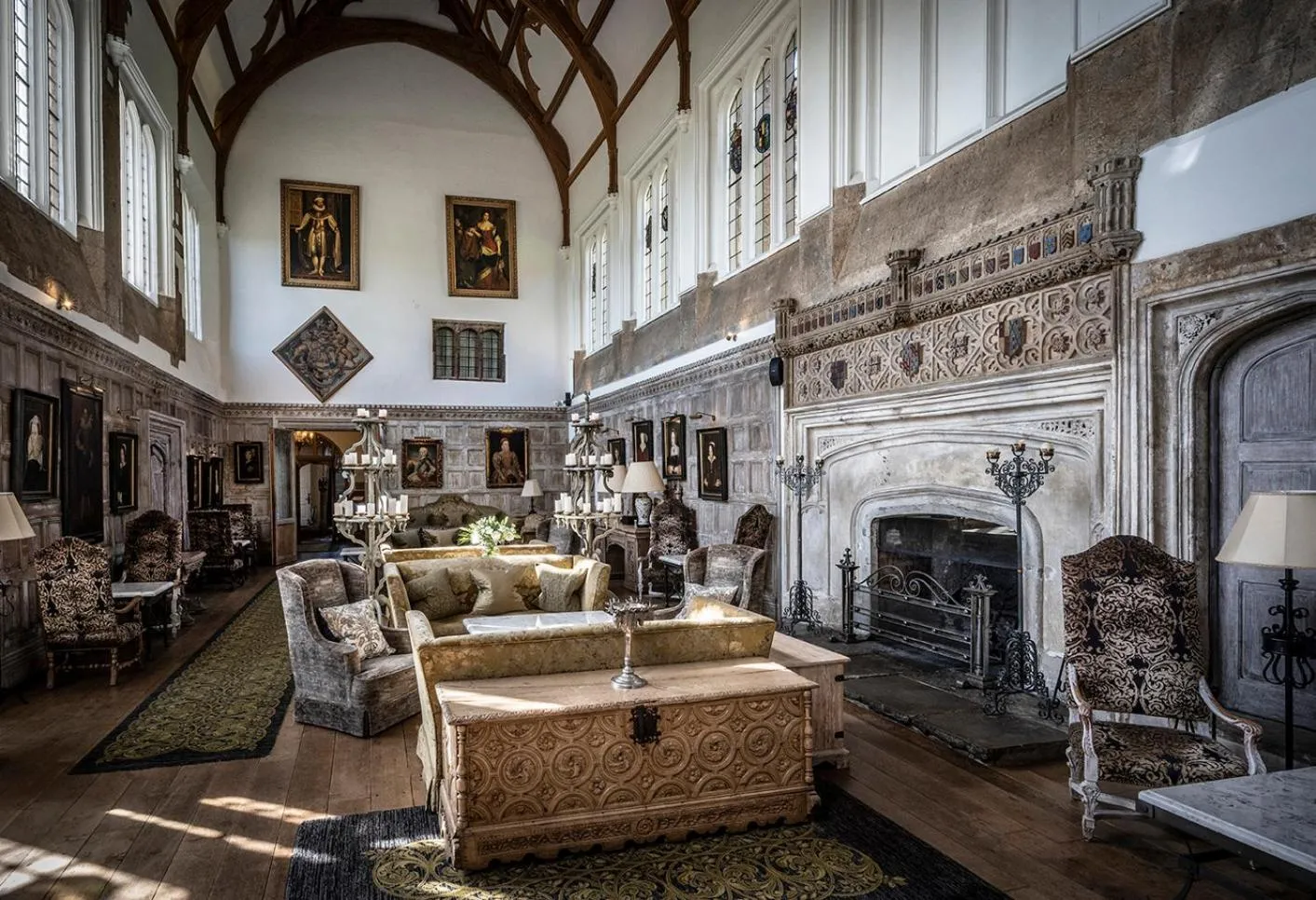 Lobby or reception in Fawsley Hall Hotel
