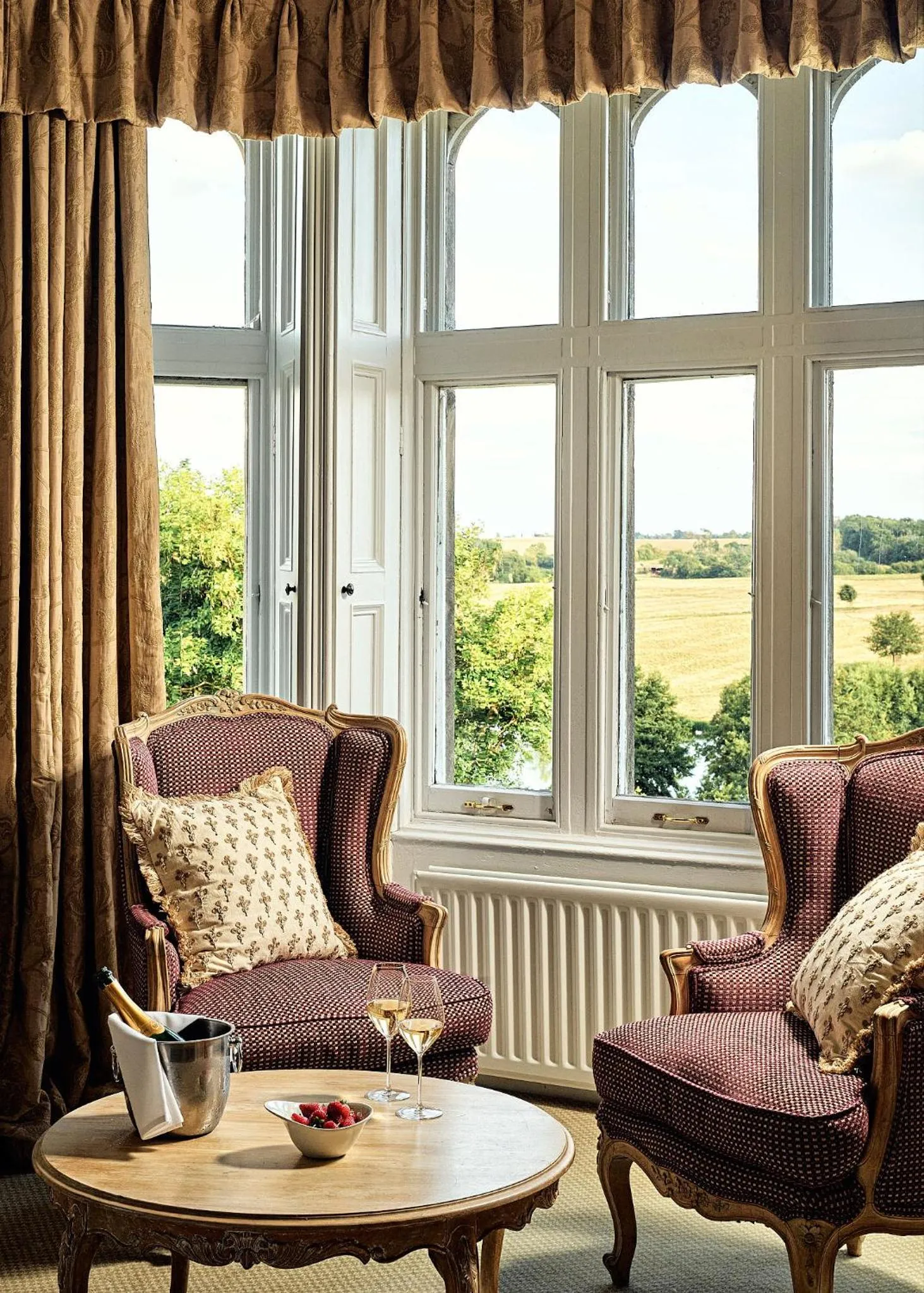 Bedroom in Fawsley Hall Hotel