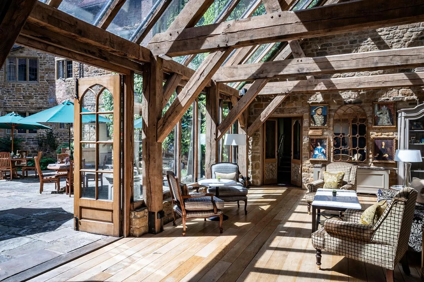 Lounge or bar in Fawsley Hall Hotel