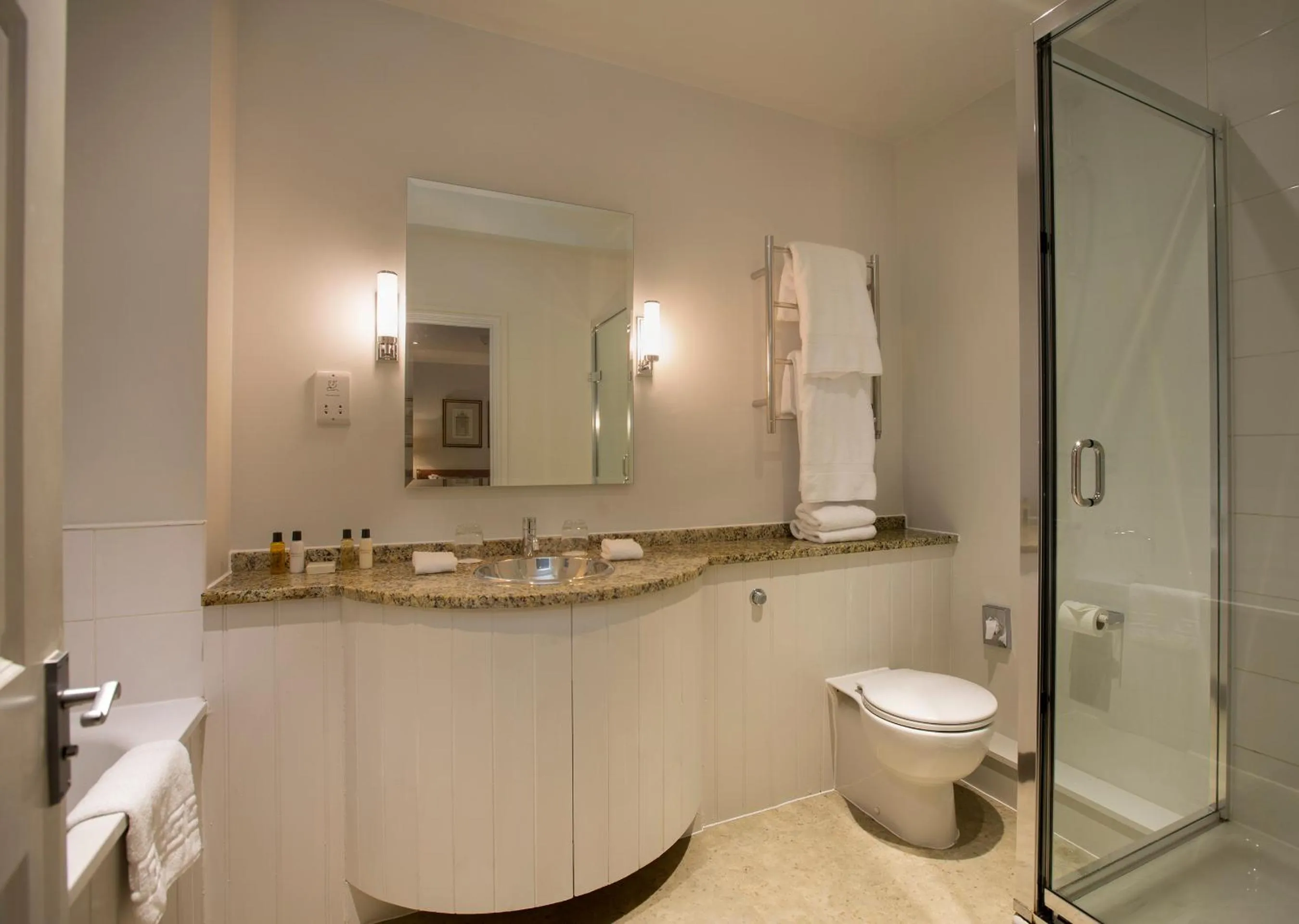 Bathroom in Fawsley Hall Hotel