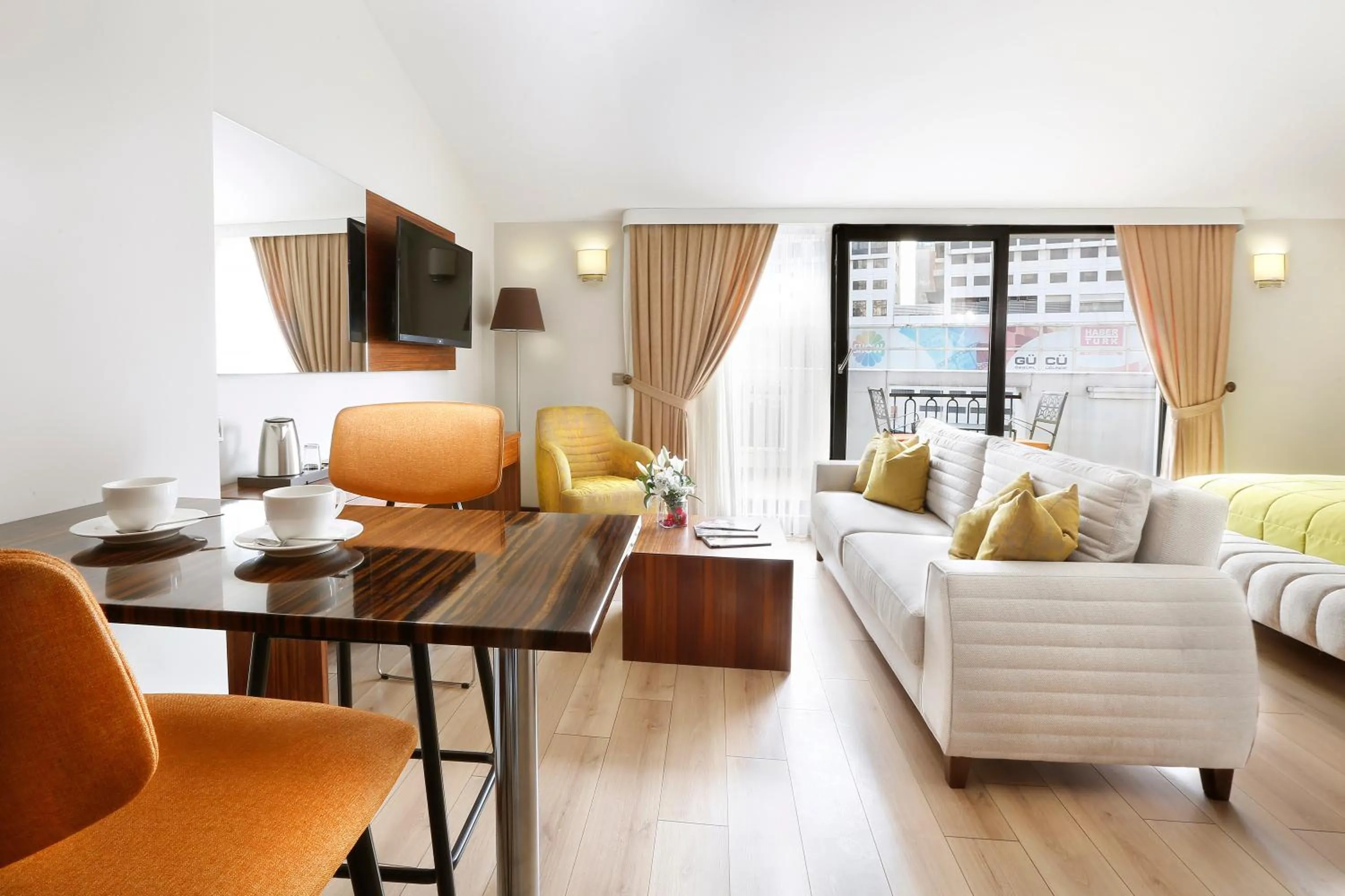 Seating area in The White Orient Hotel