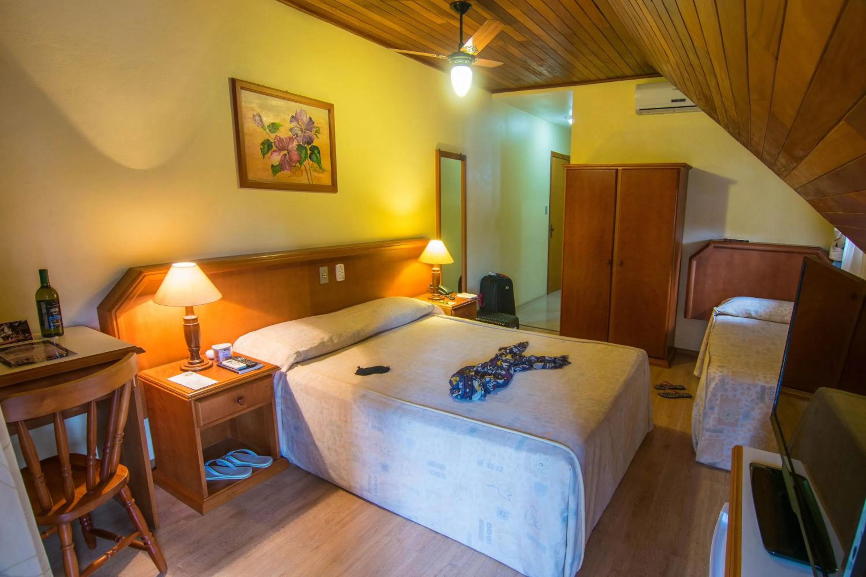 Bedroom, Bed in Hotel Sky Gramado