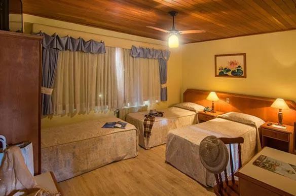 Bed in Hotel Sky Gramado