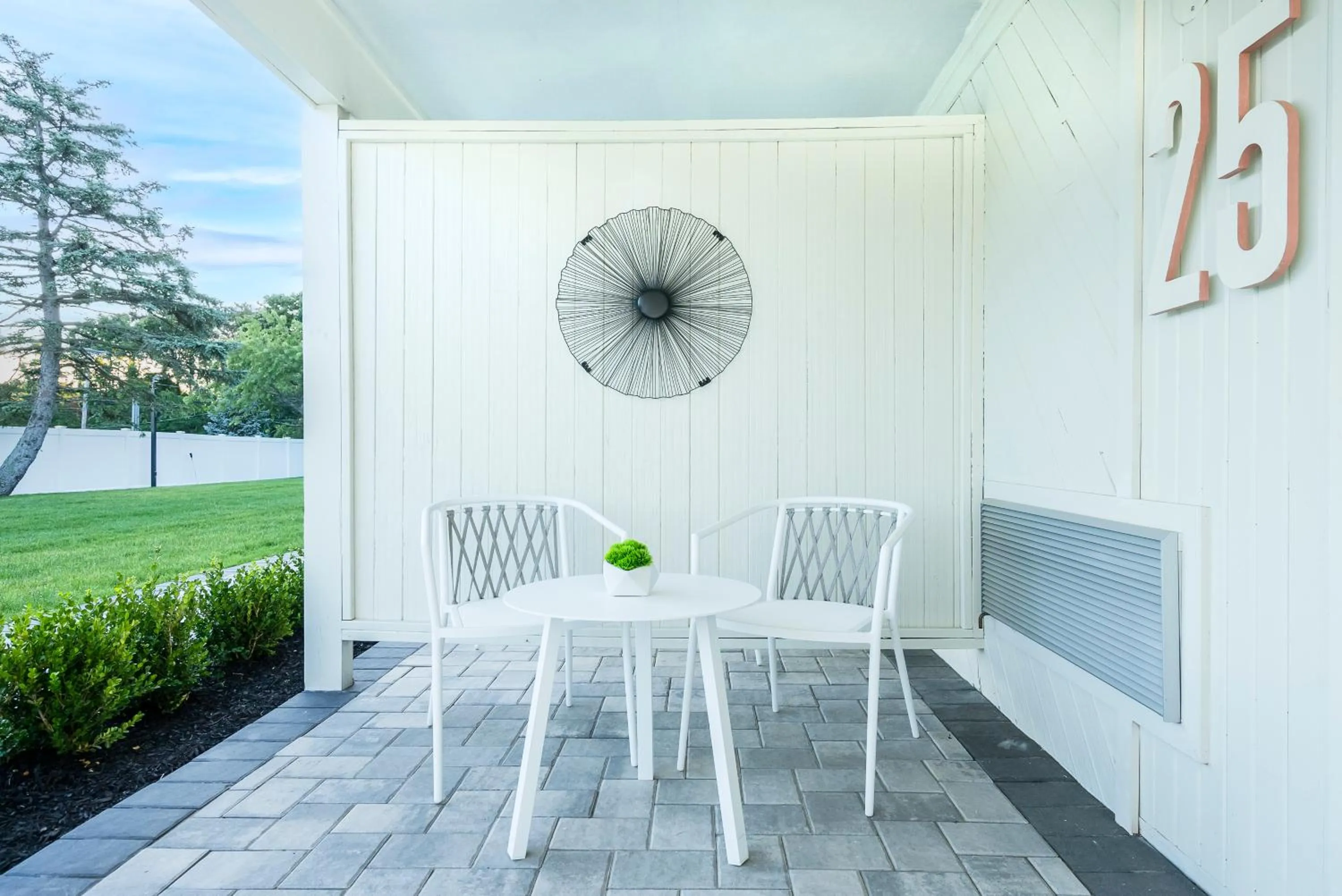 Patio in The Bentley Hotel Southampton