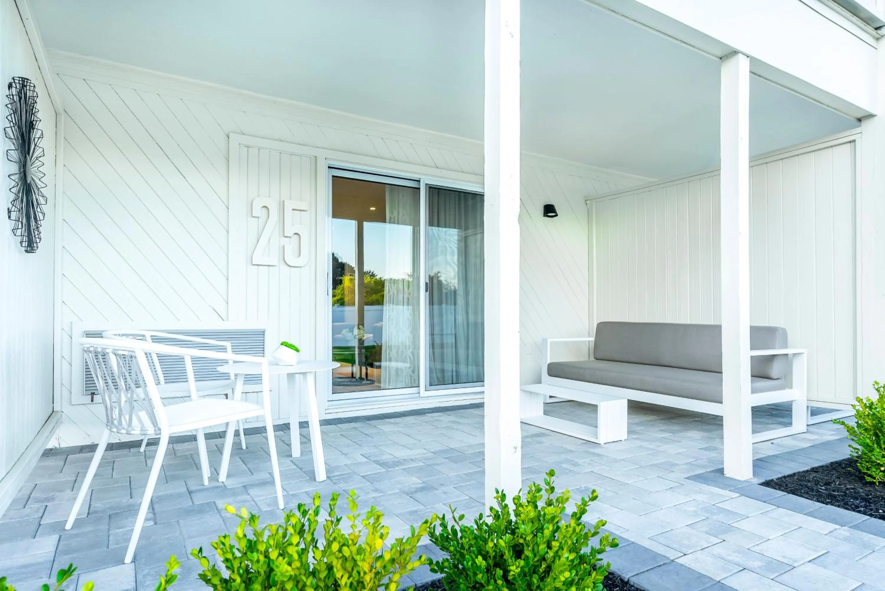 Patio in The Bentley Hotel Southampton