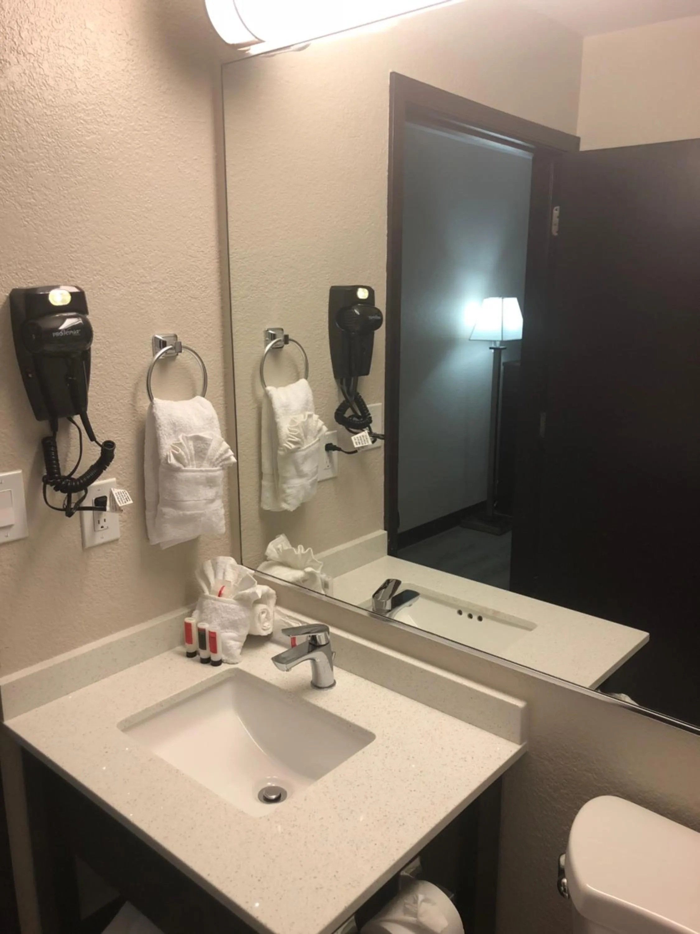 Bathroom in Baymont by Wyndham Phoenix I-10 near 51st Ave
