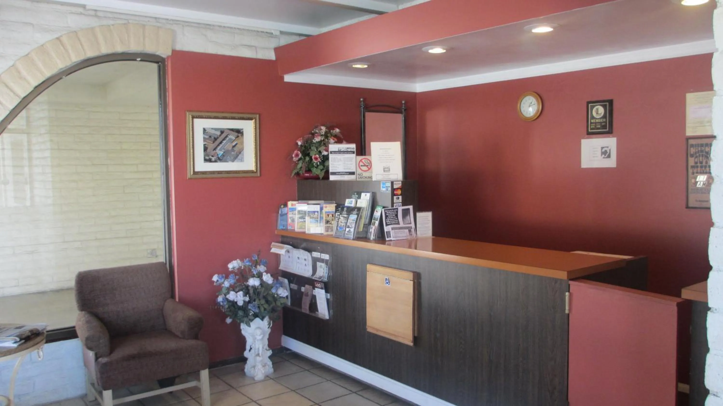 Lobby or reception in El Rancho Motel Lodi