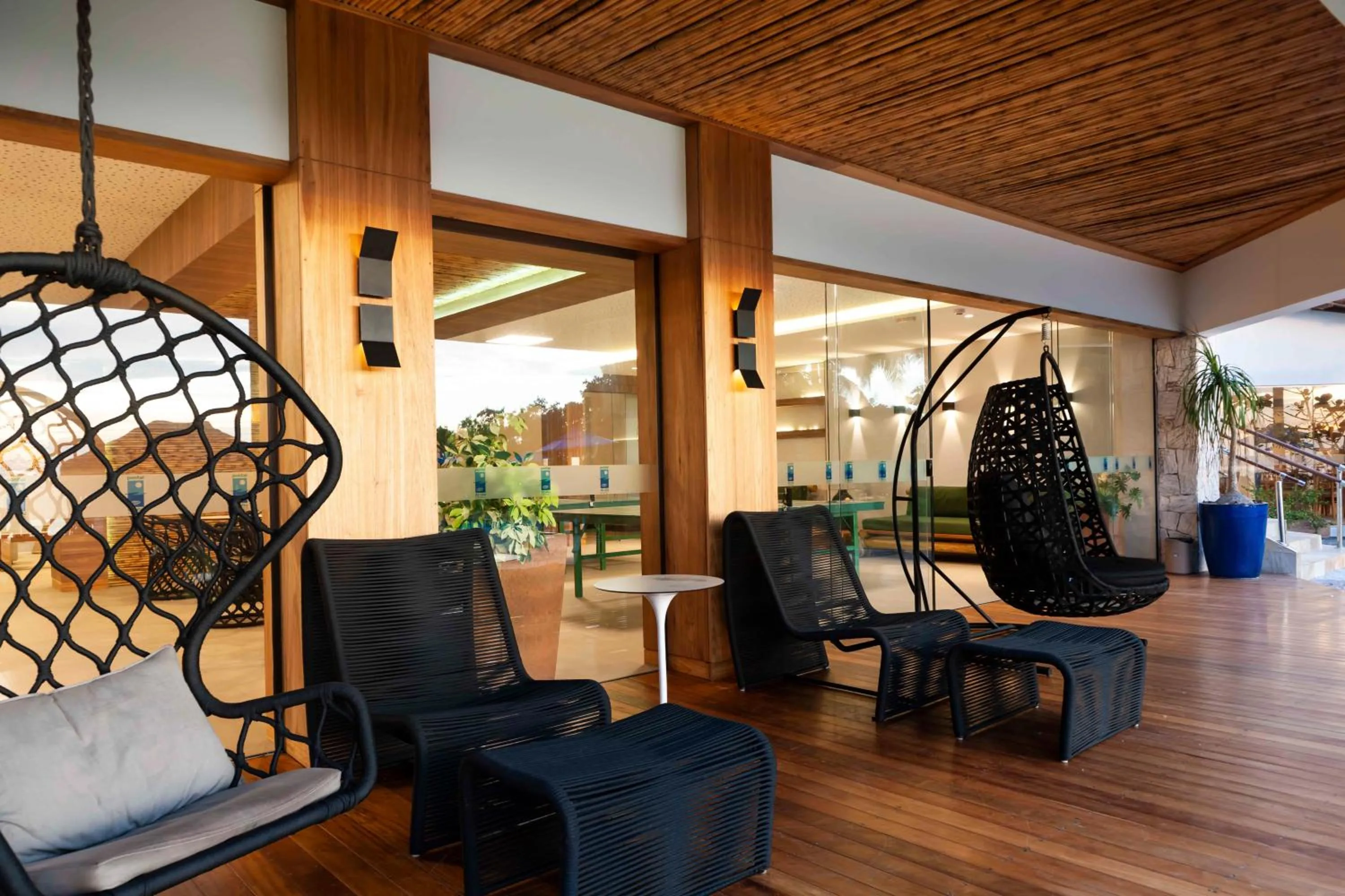 Patio in Hotel Pontal de Ubu