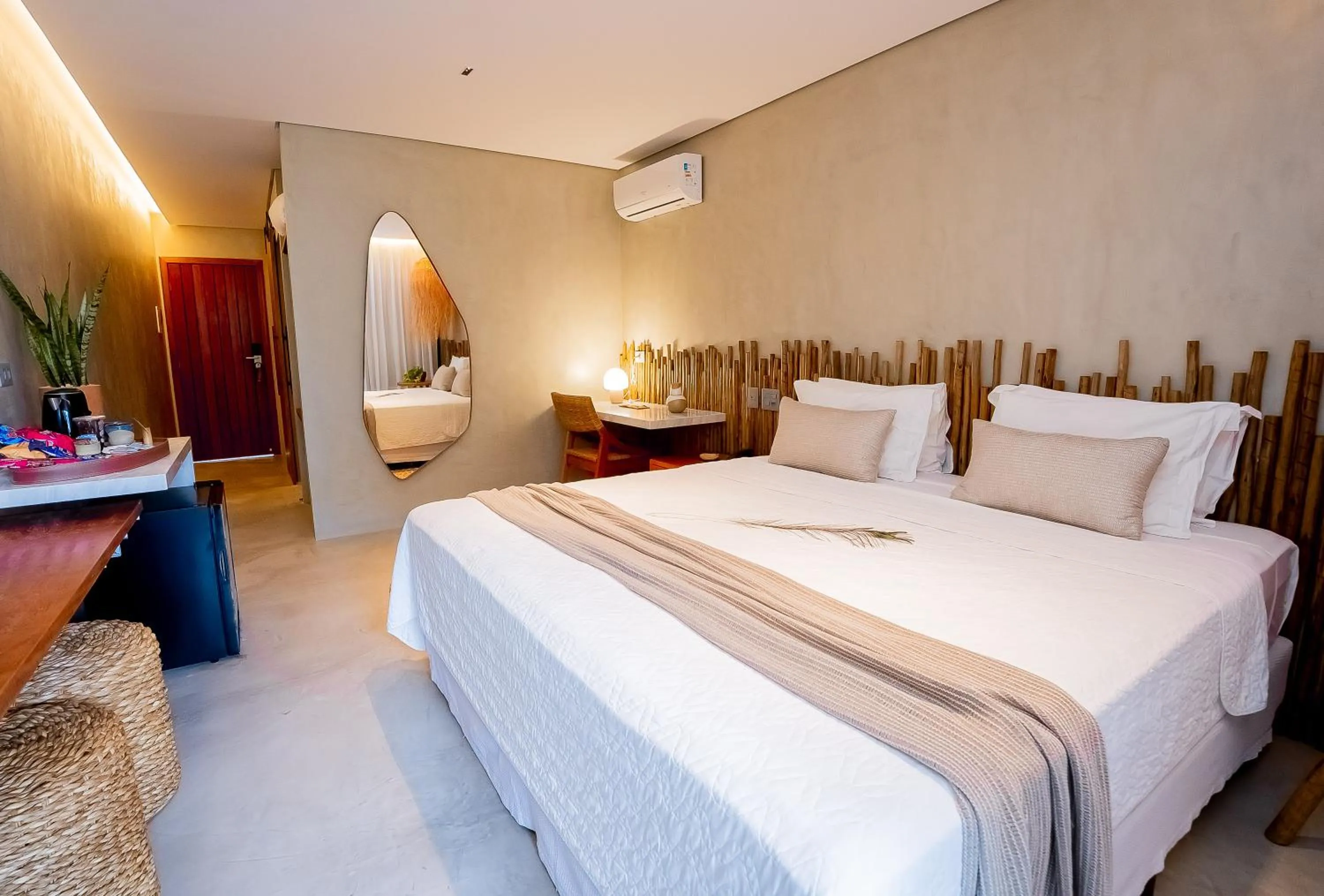 Bed in Hotel Pontal de Ubu