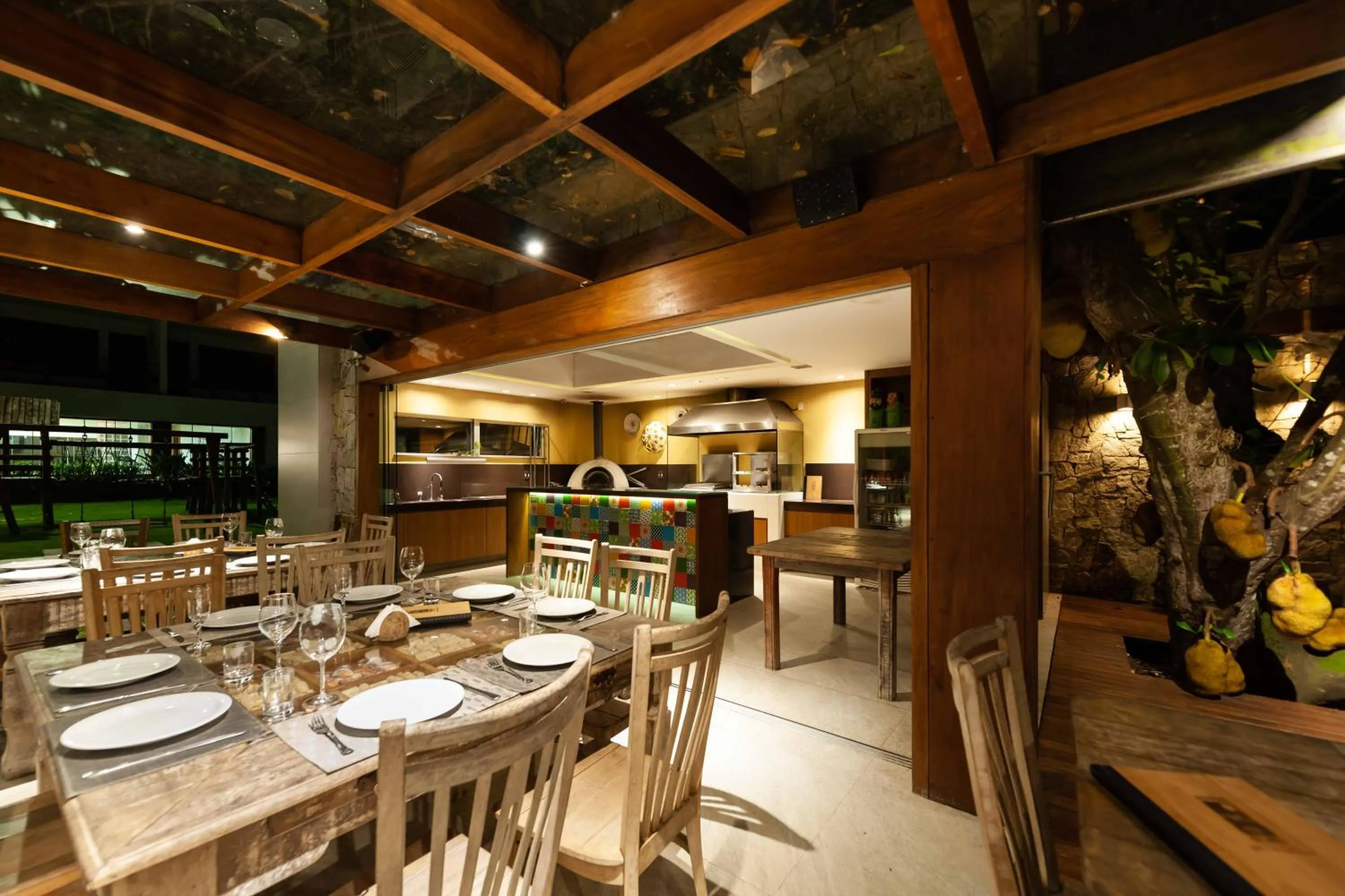 oven in Hotel Pontal de Ubu