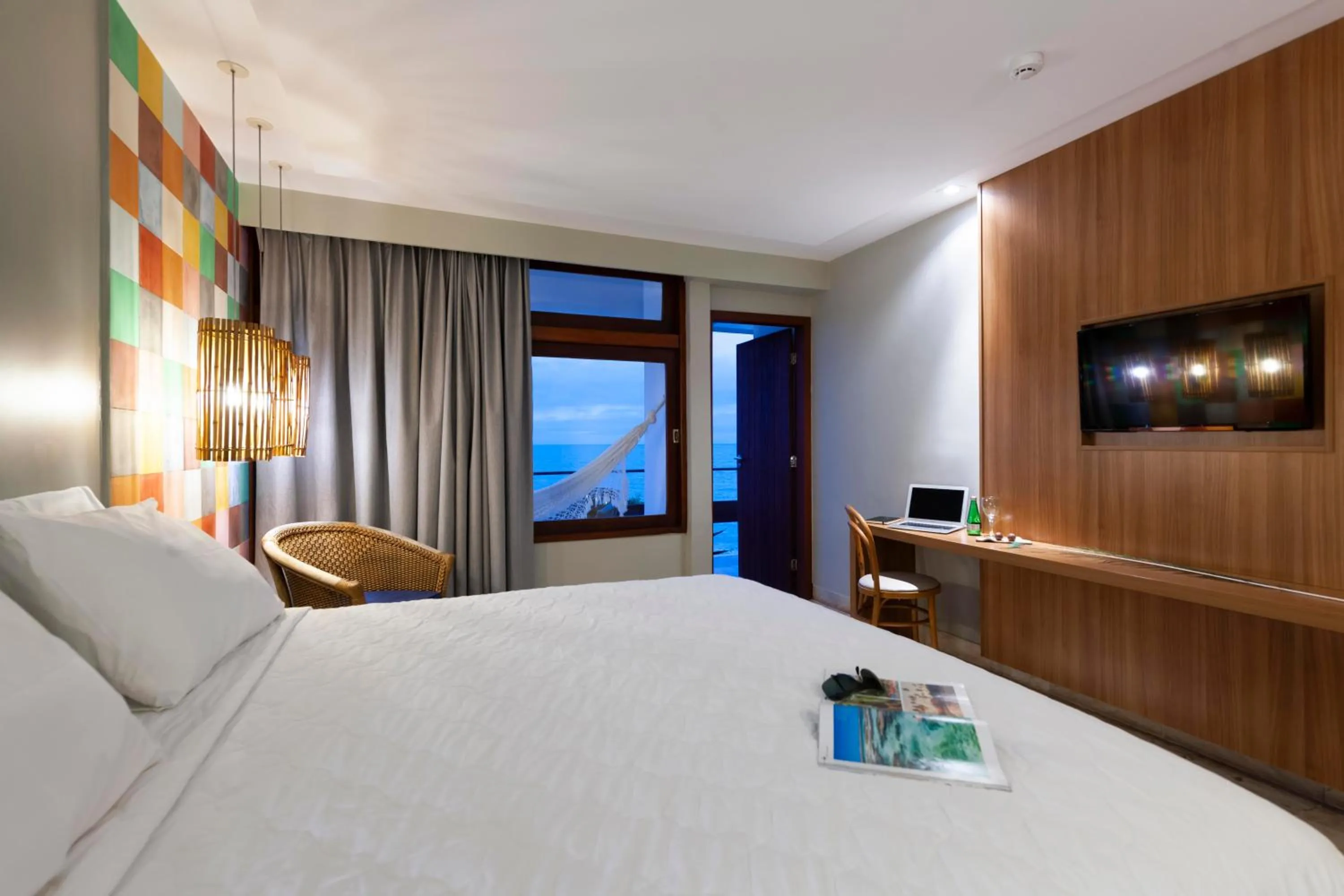 Bed in Hotel Pontal de Ubu