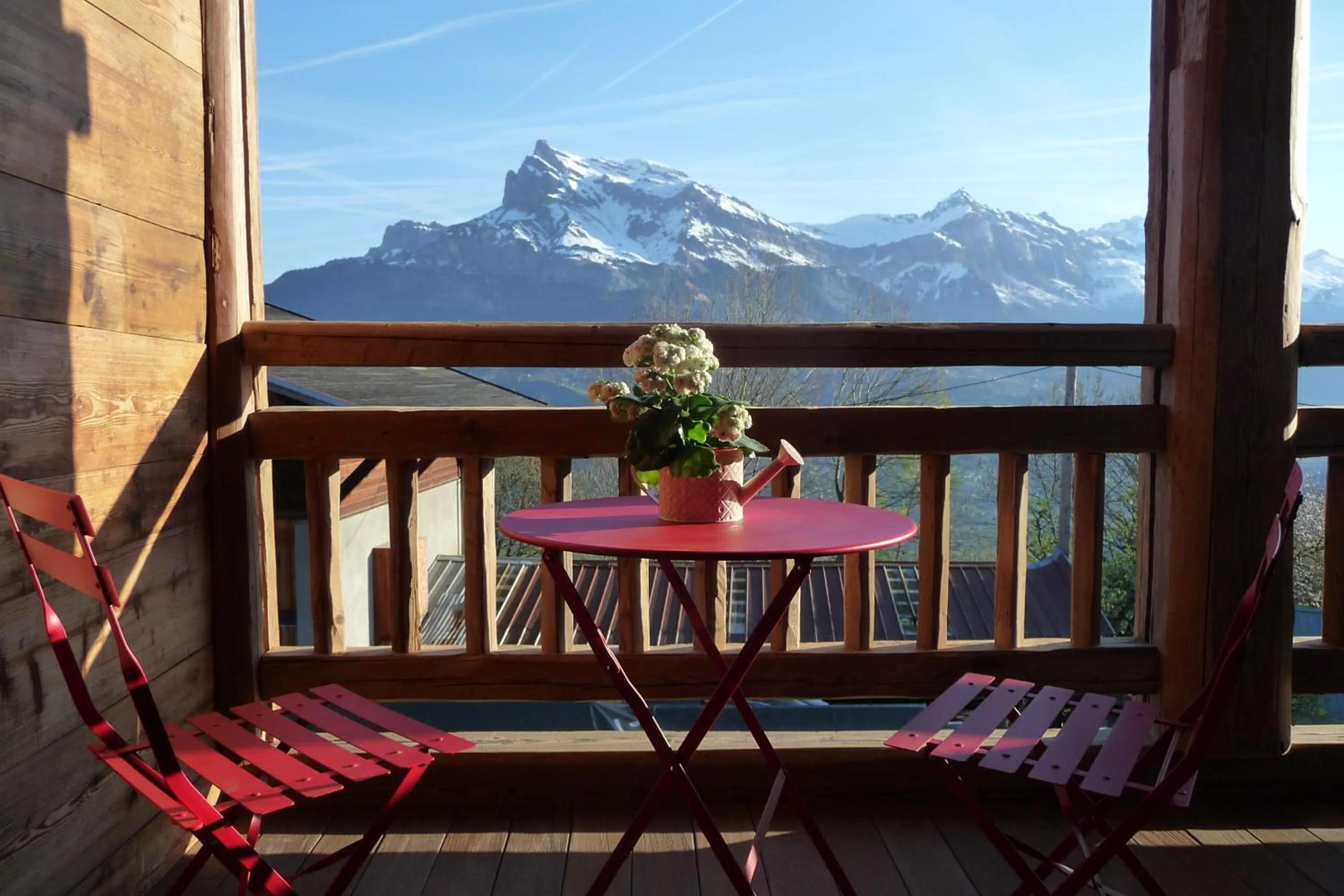 Balcony/Terrace in La grange d'Aldaré Chambres d'hôtes