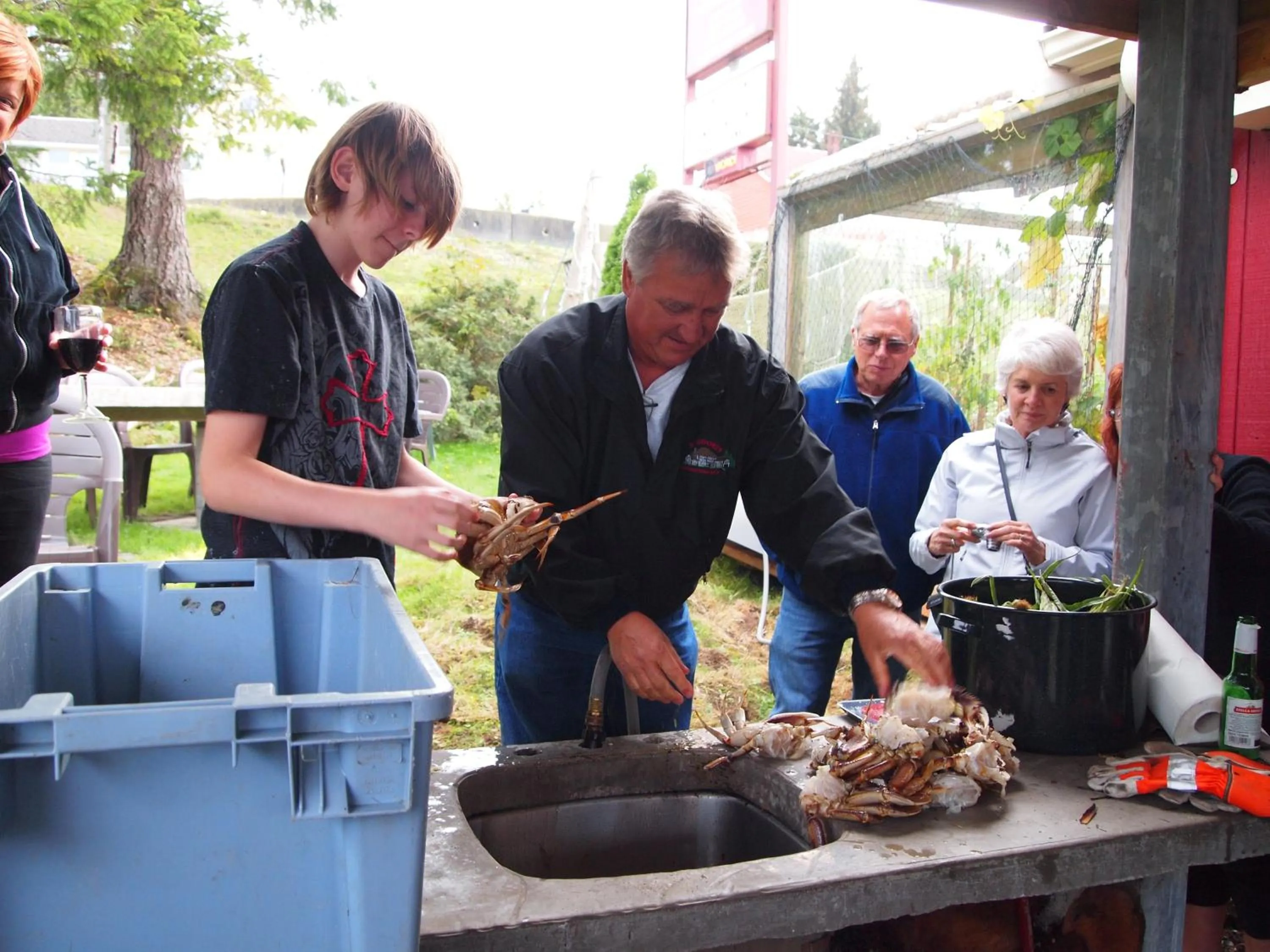 People in West Coast Motel on the Harbour