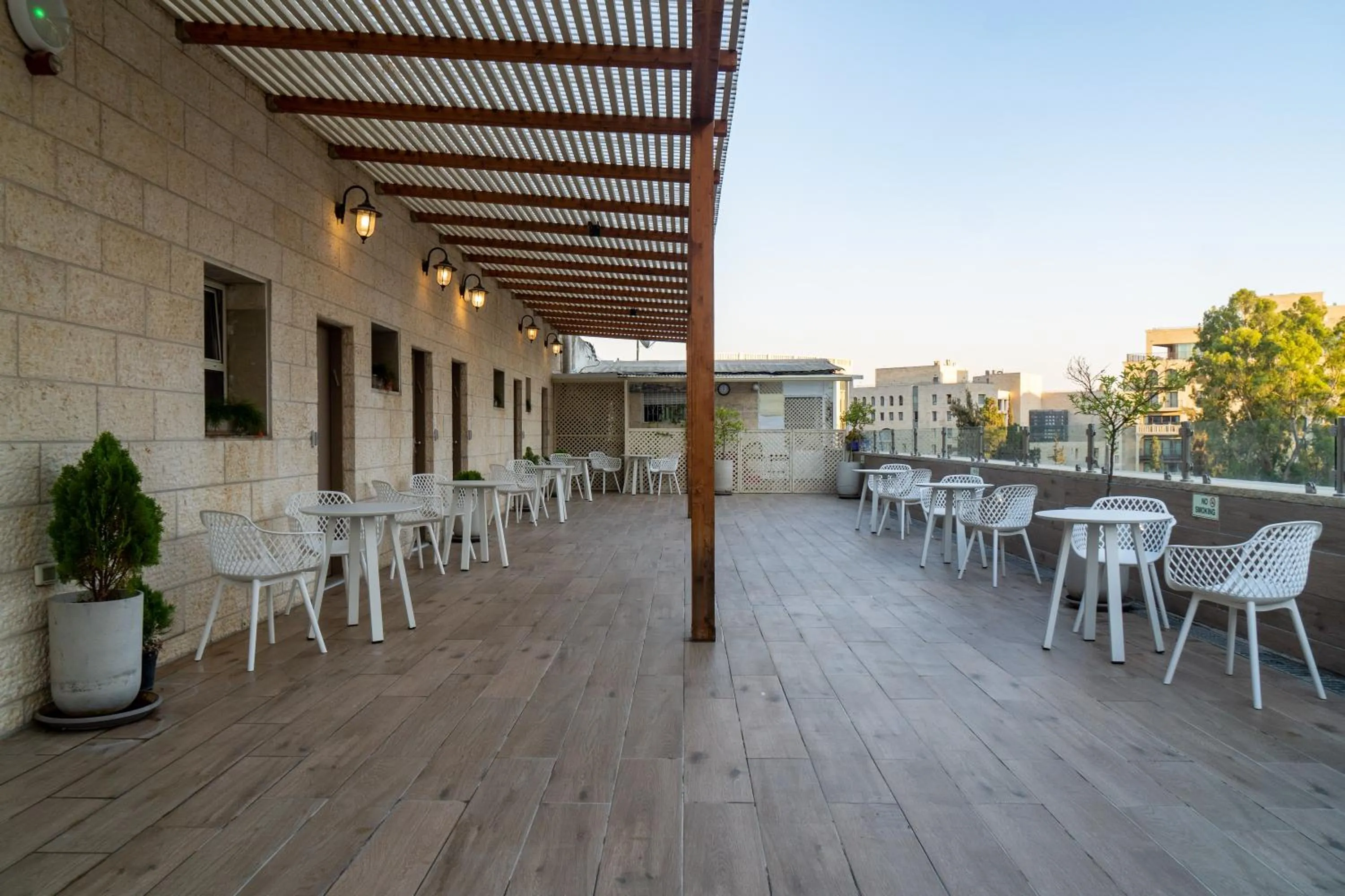 Balcony/Terrace in Shlomtzi Hotel