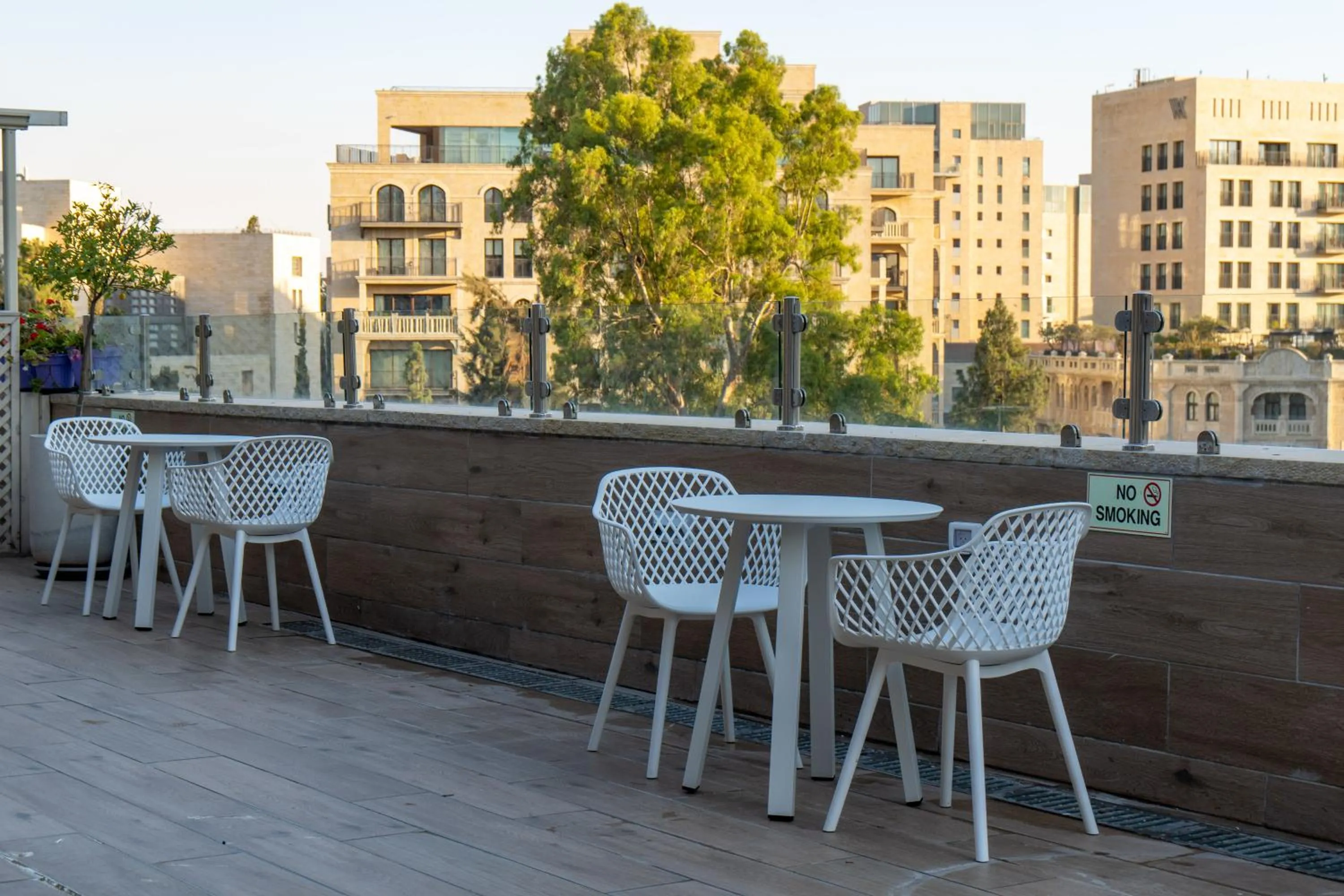 Balcony/Terrace in Shlomtzi Hotel