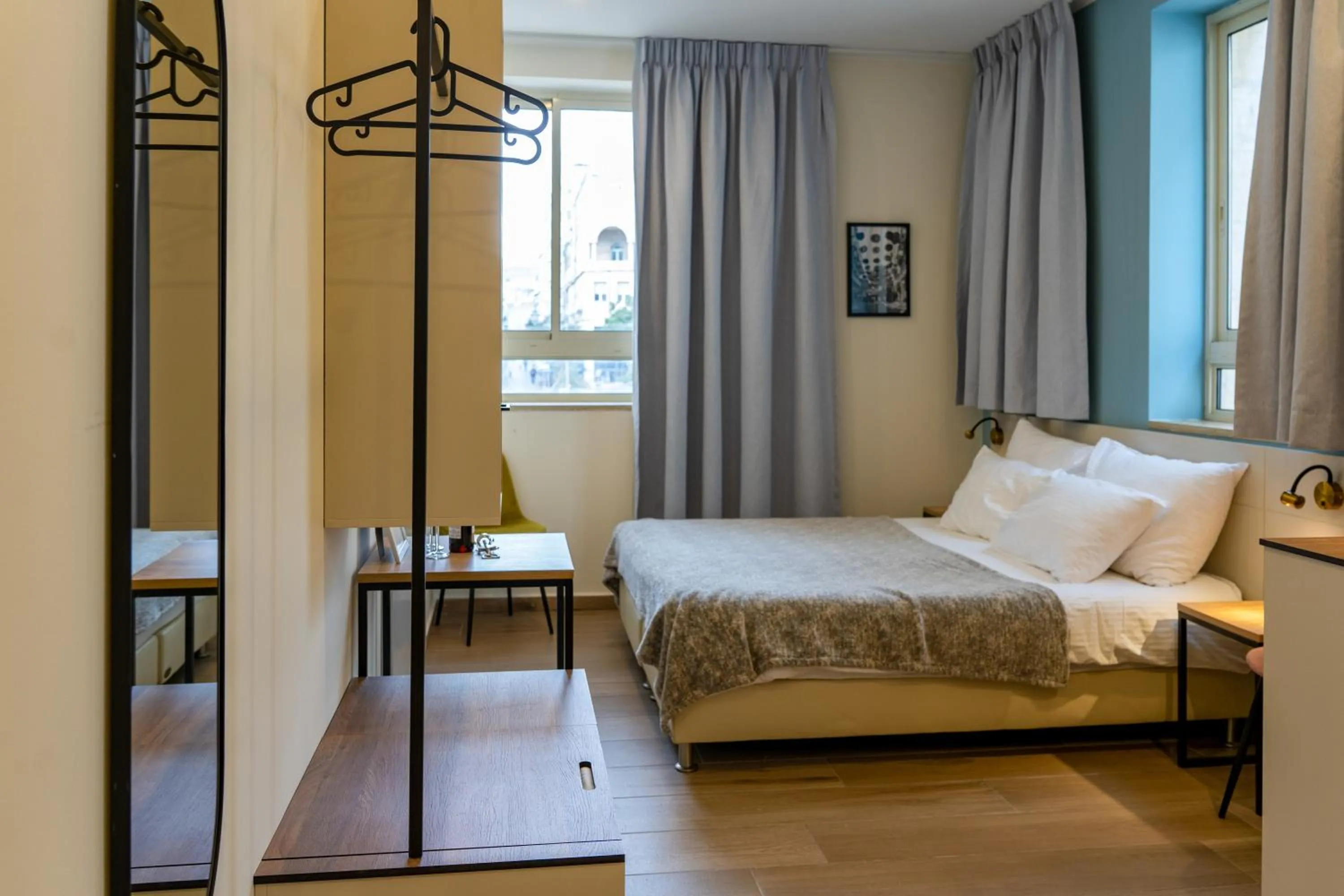 Bed in Shlomtzi Hotel