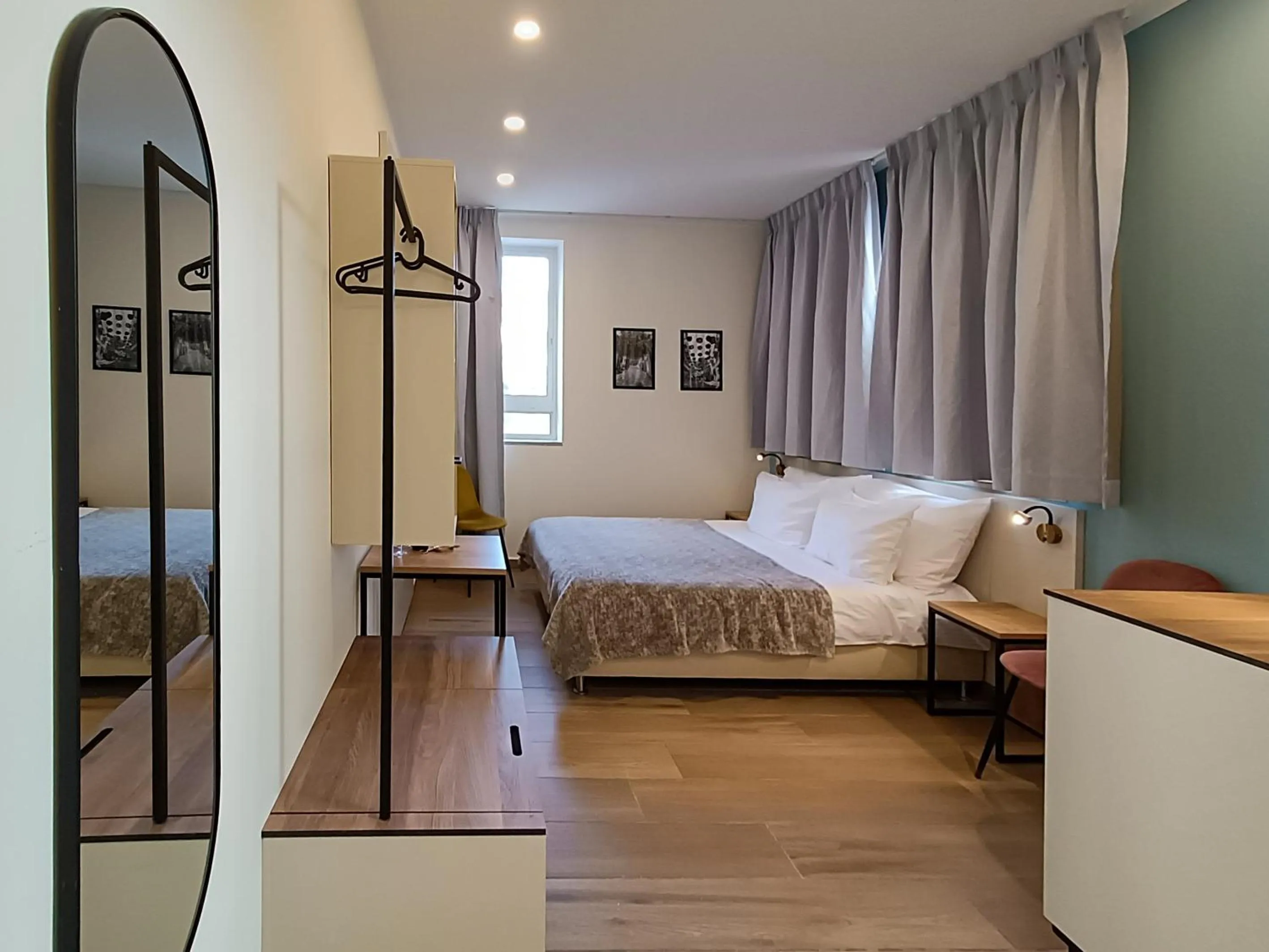 Bed in Shlomtzi Hotel