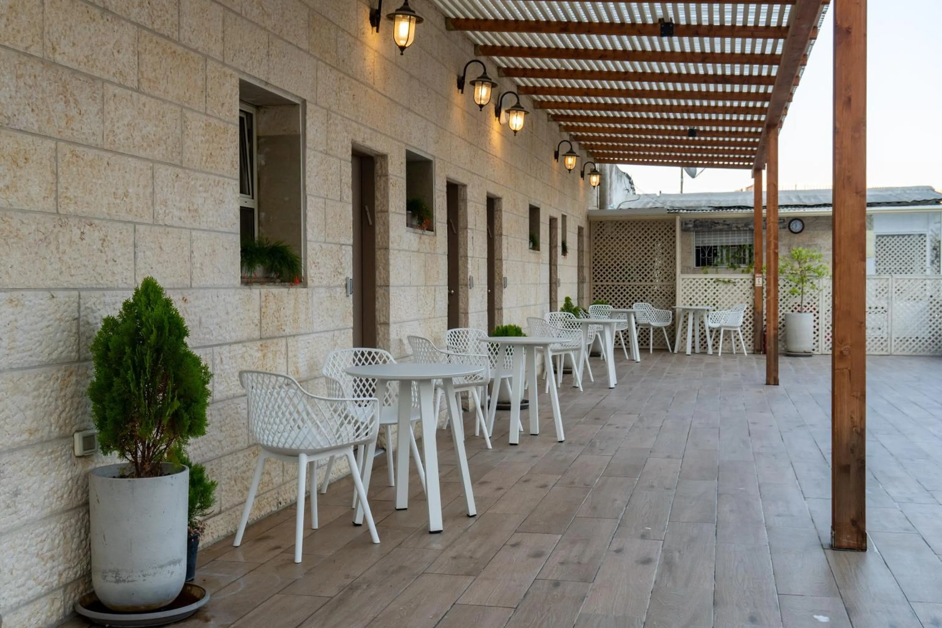 Balcony/Terrace in Shlomtzi Hotel