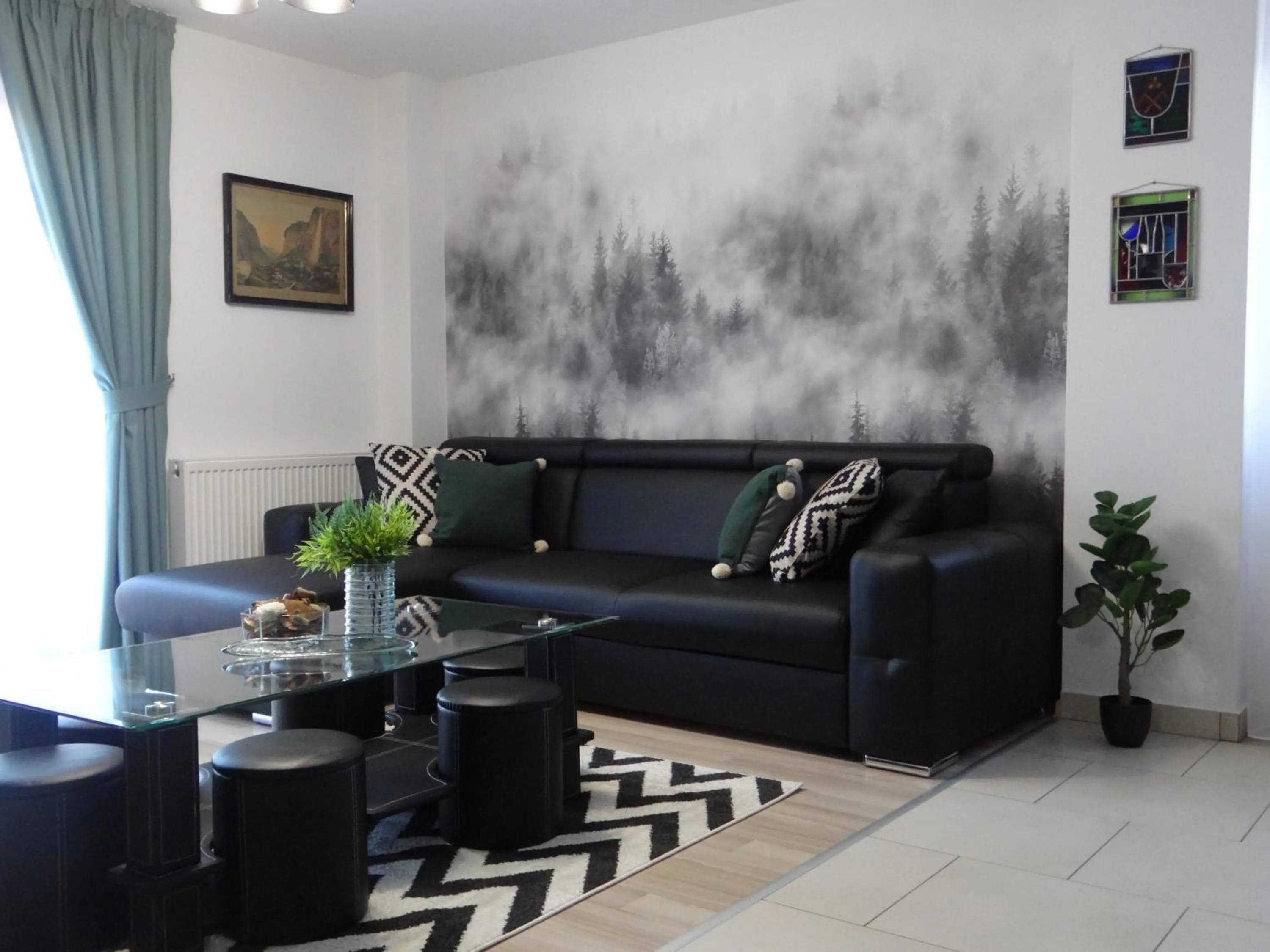 Living room in Rose Residence