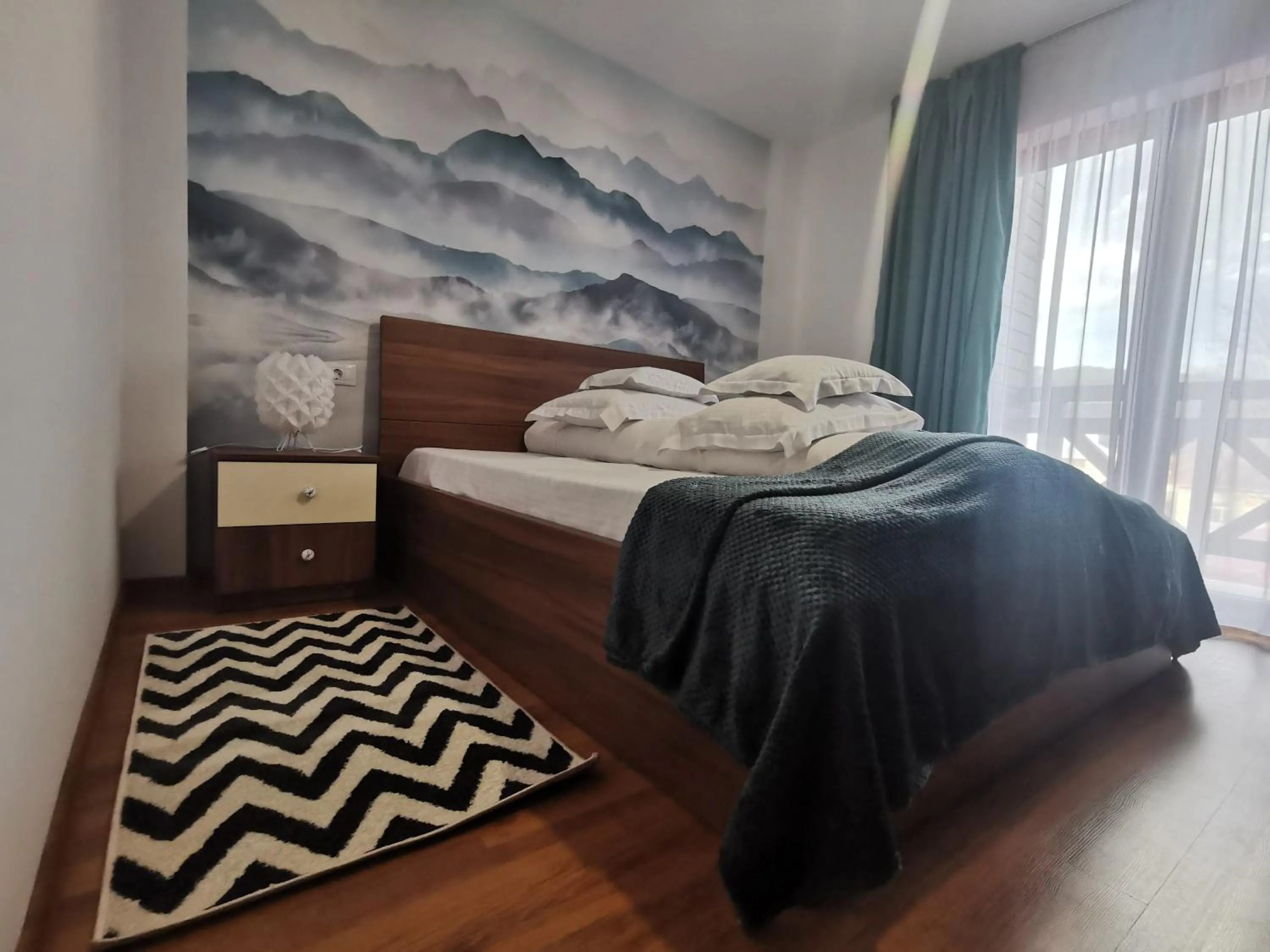 Bedroom, Bed in Rose Residence