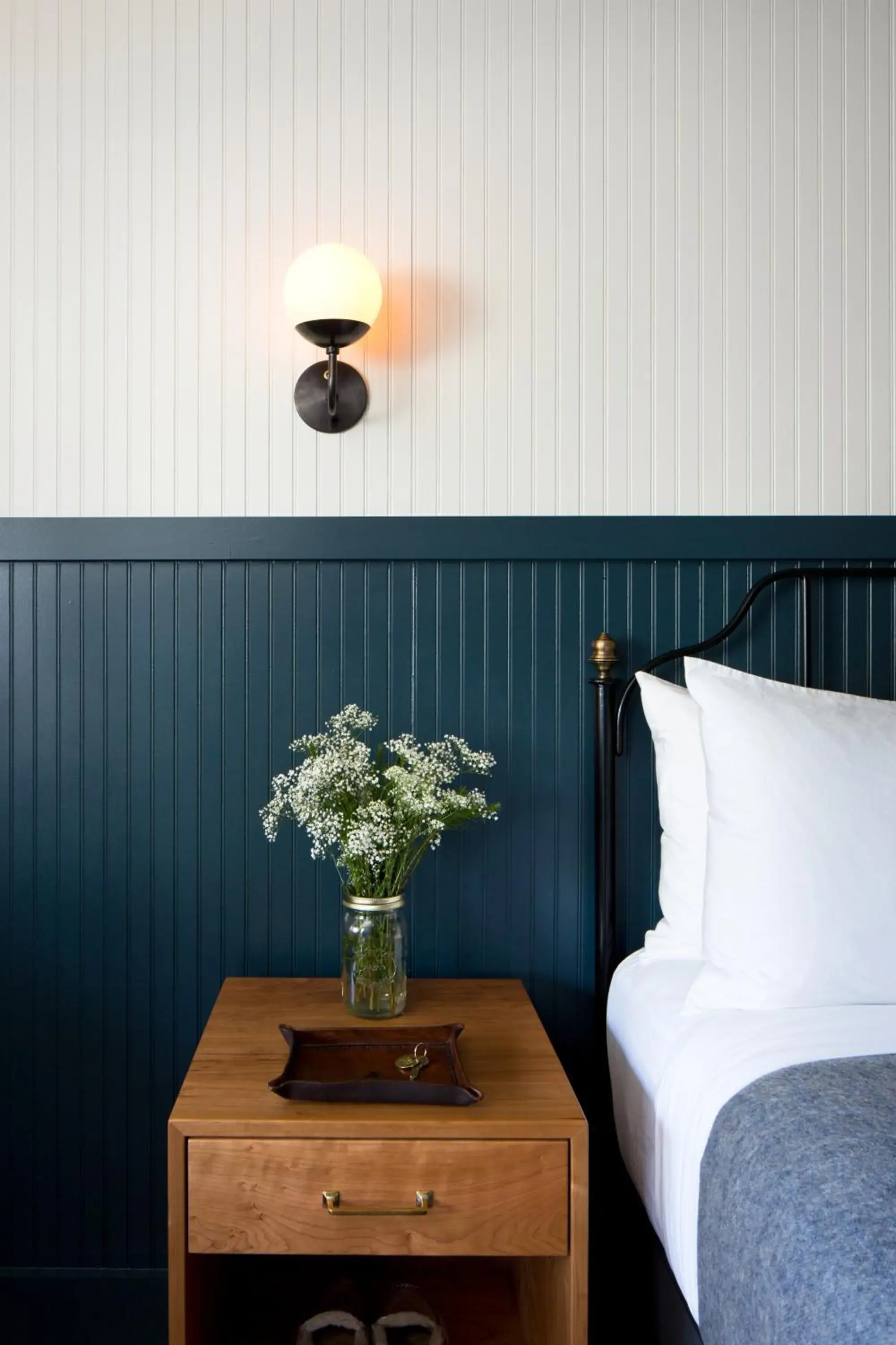 Bed in Anvil Hotel Bed in Anvil Hotel