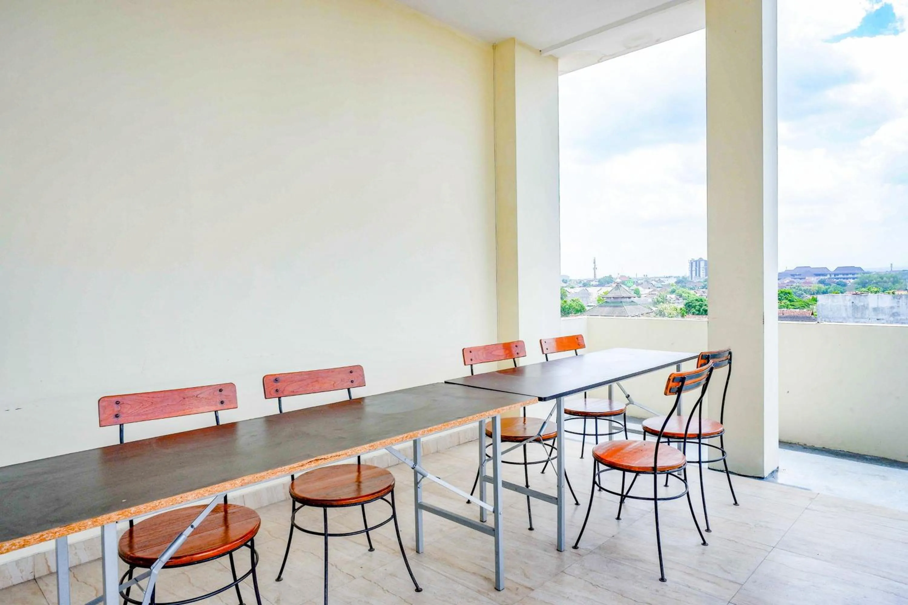 Seating area in Sans Hotel Nagari Malioboro
