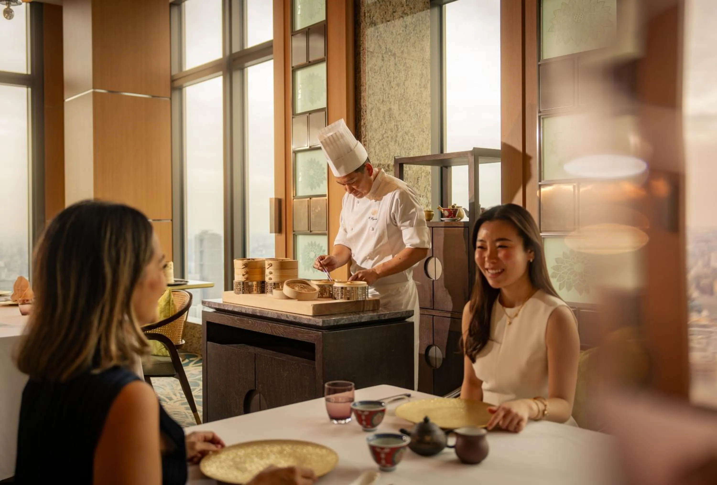 Dinner in Mandarin Oriental, Tokyo