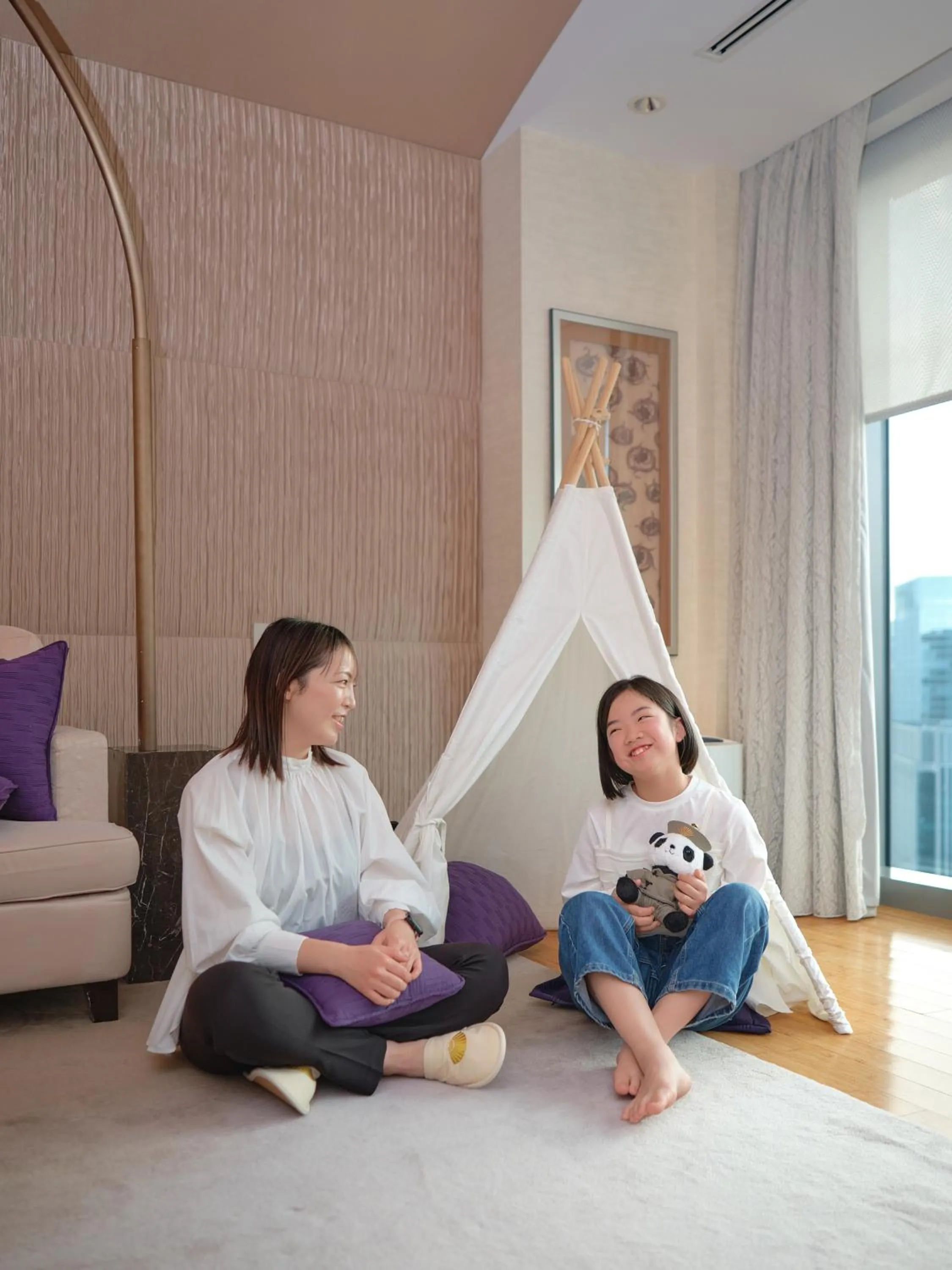 Family in Mandarin Oriental, Tokyo